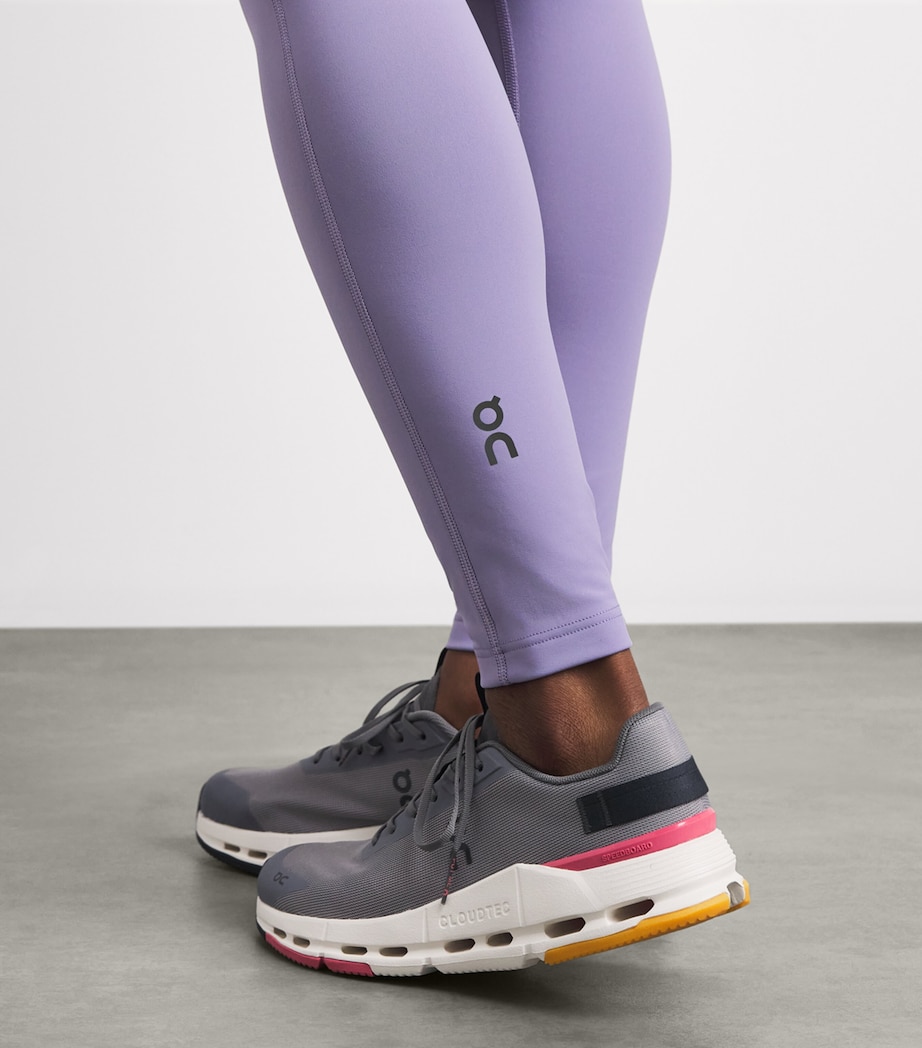 On Womens Winter Performance Leggings Mallow Image 6
