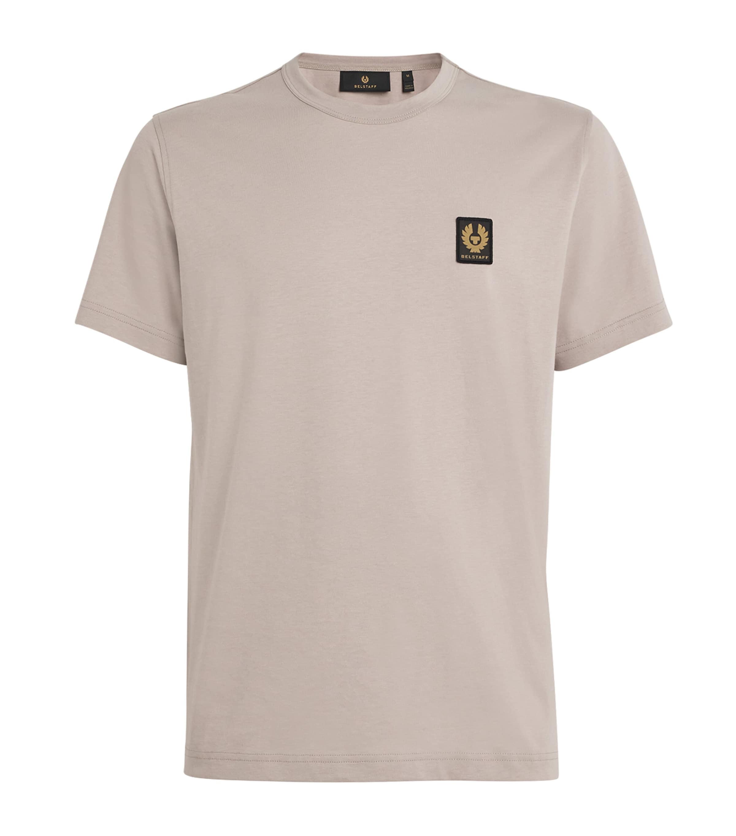 Shop Belstaff Cotton Logo T-shirt In Grey