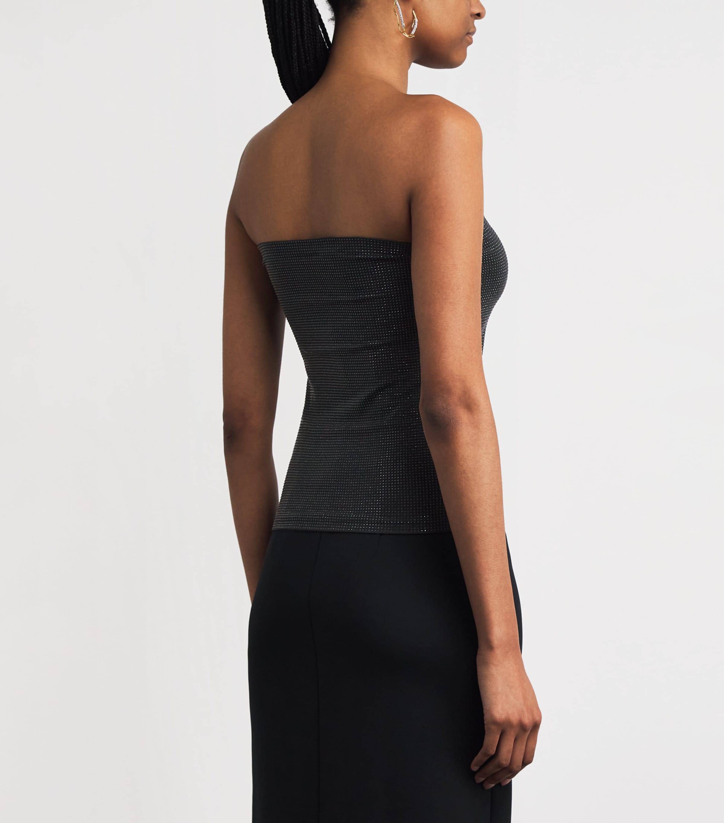 Embellished Liquid Fatal Tube Top 8057 LIQUID BLACK Image 4