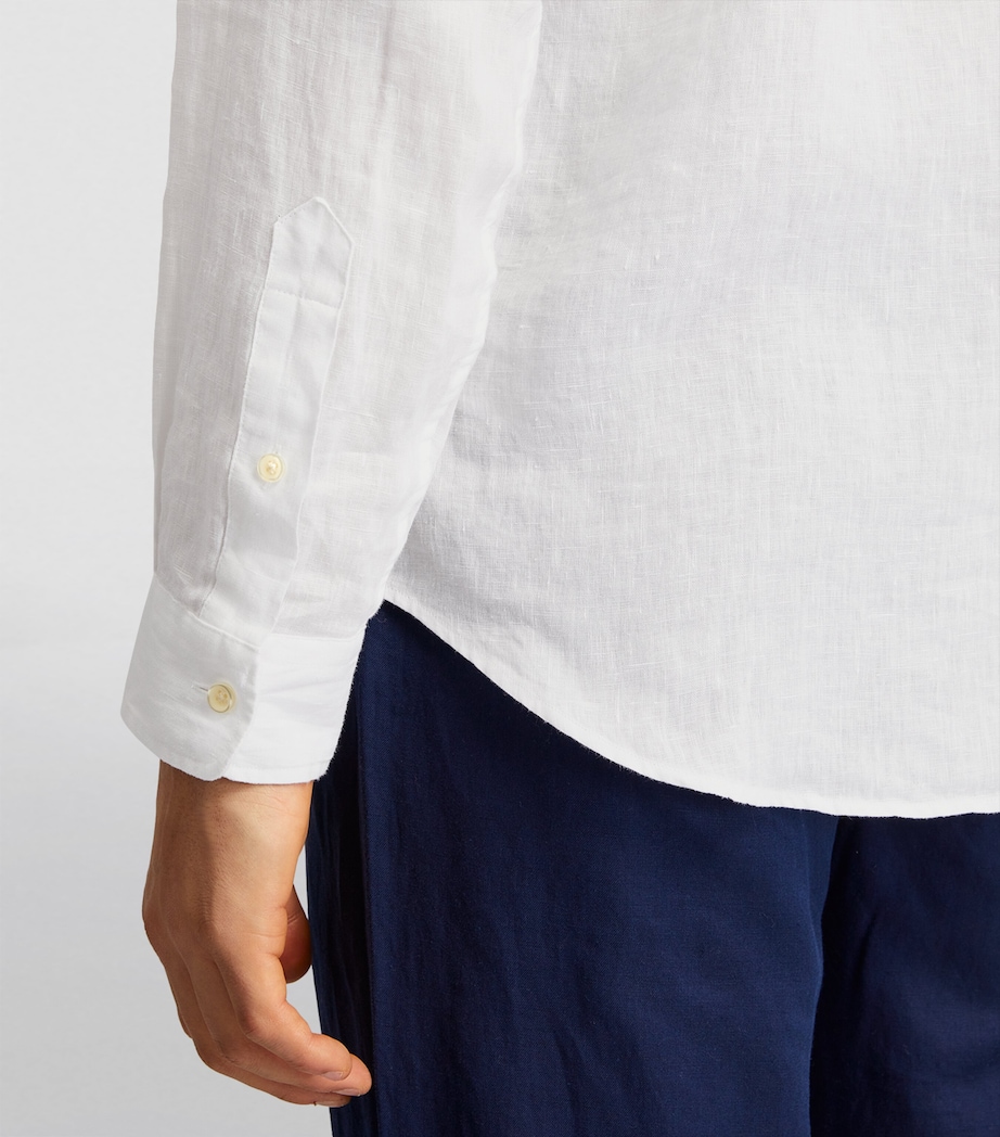 Linen Shirt WHITE Image 6