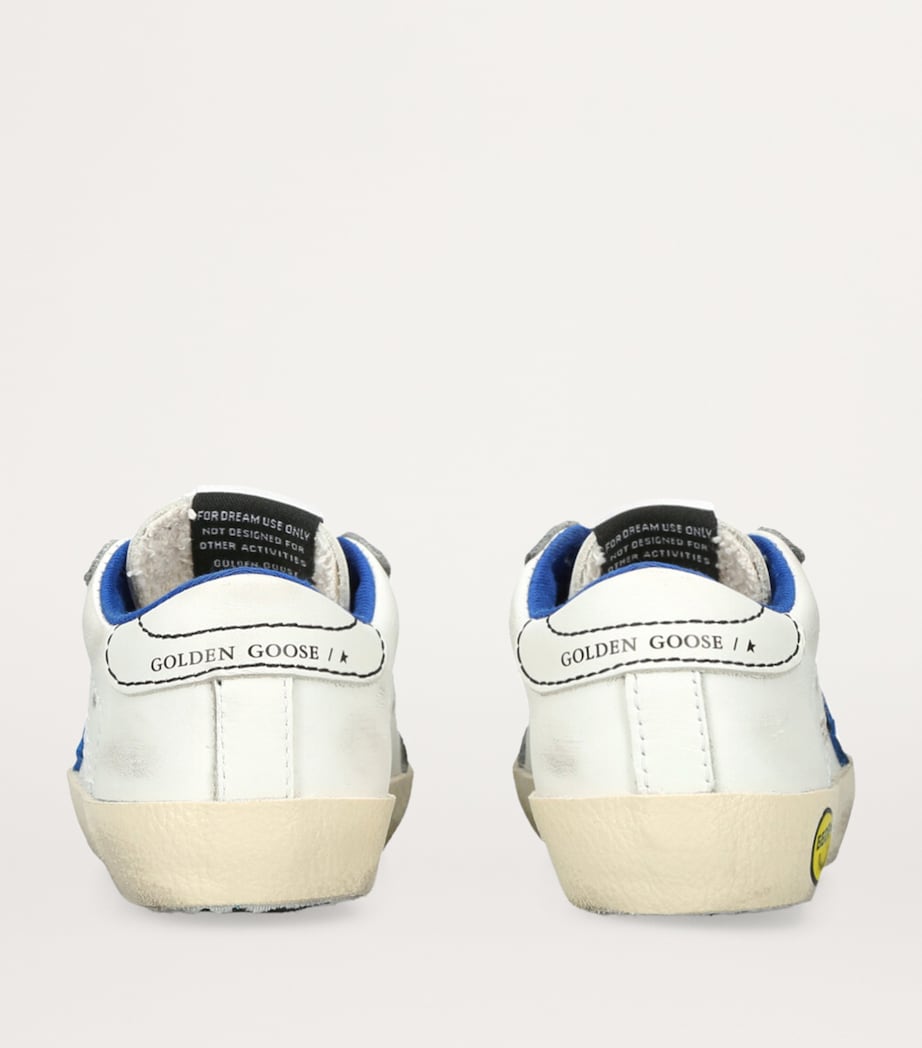 Leather Super Star Sneakers WHITE/NAVY Image 2