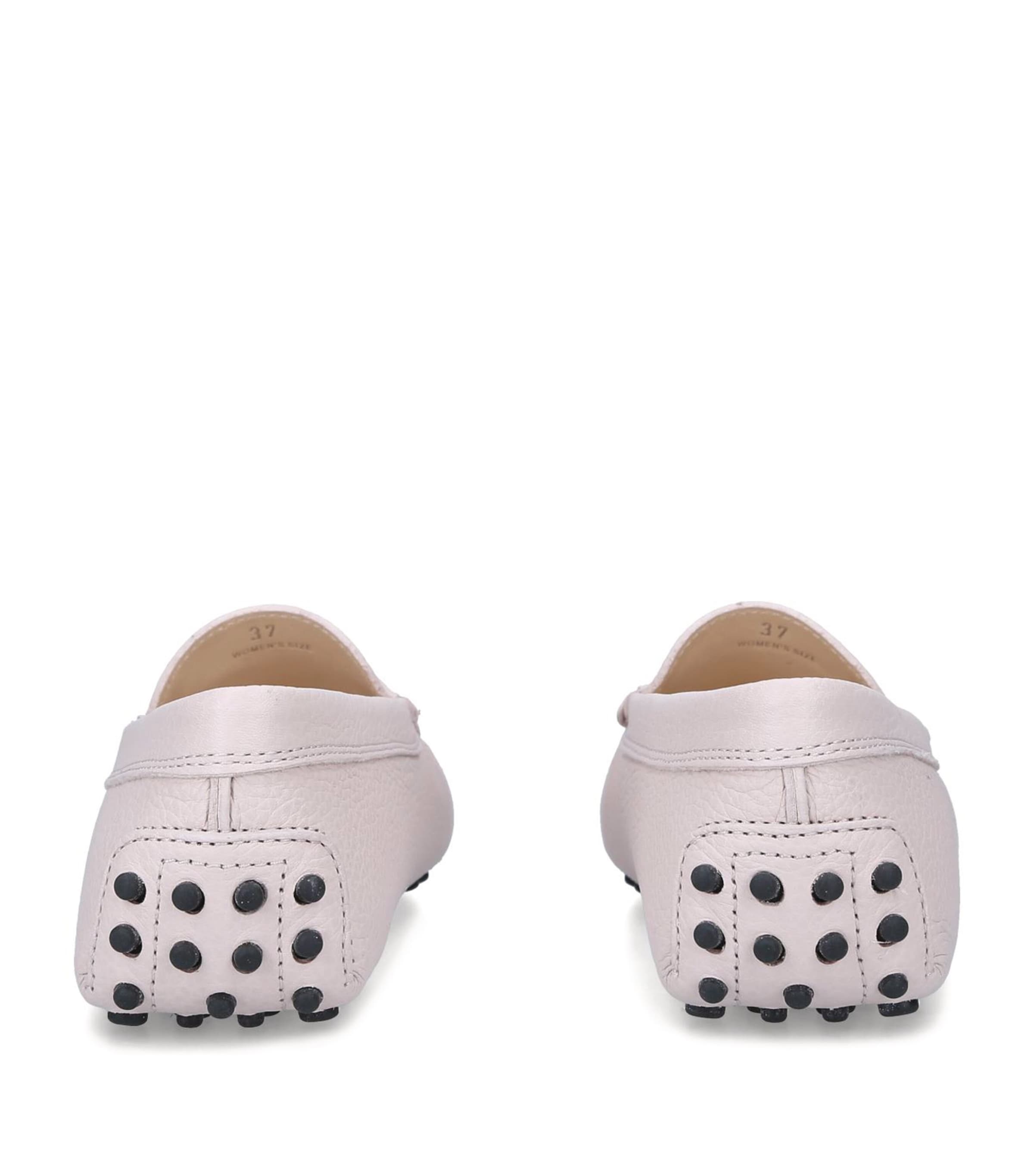 Leather Gommino Driving Shoes BONE Image 3