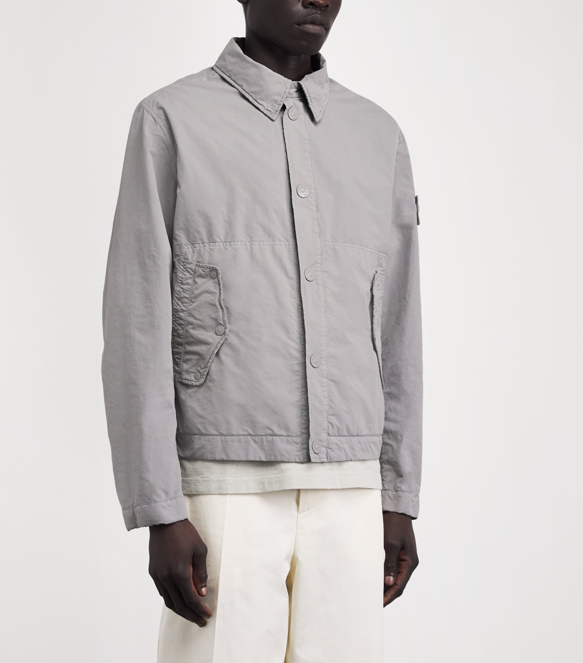 Stone Island Mens David Light-TC Ghost Coach Jacket Image 4