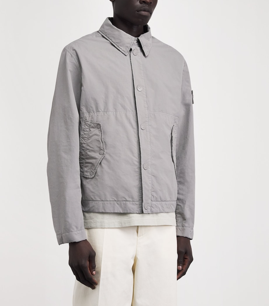 Stone Island Mens David Light-TC Ghost Coach Jacket Image 4