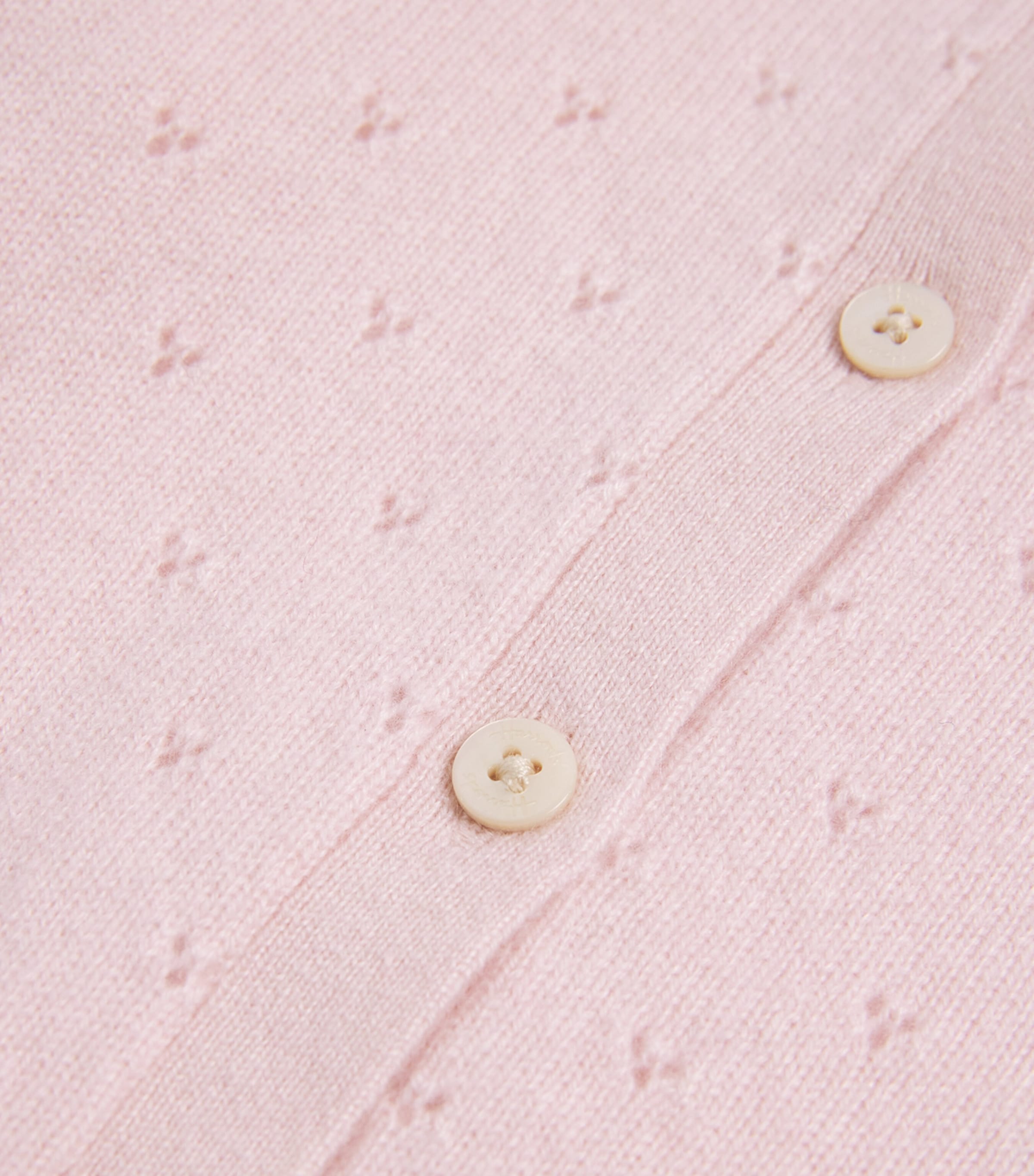 Harrods Cashmere Playsuit (0-18 Months) Pink Image 3