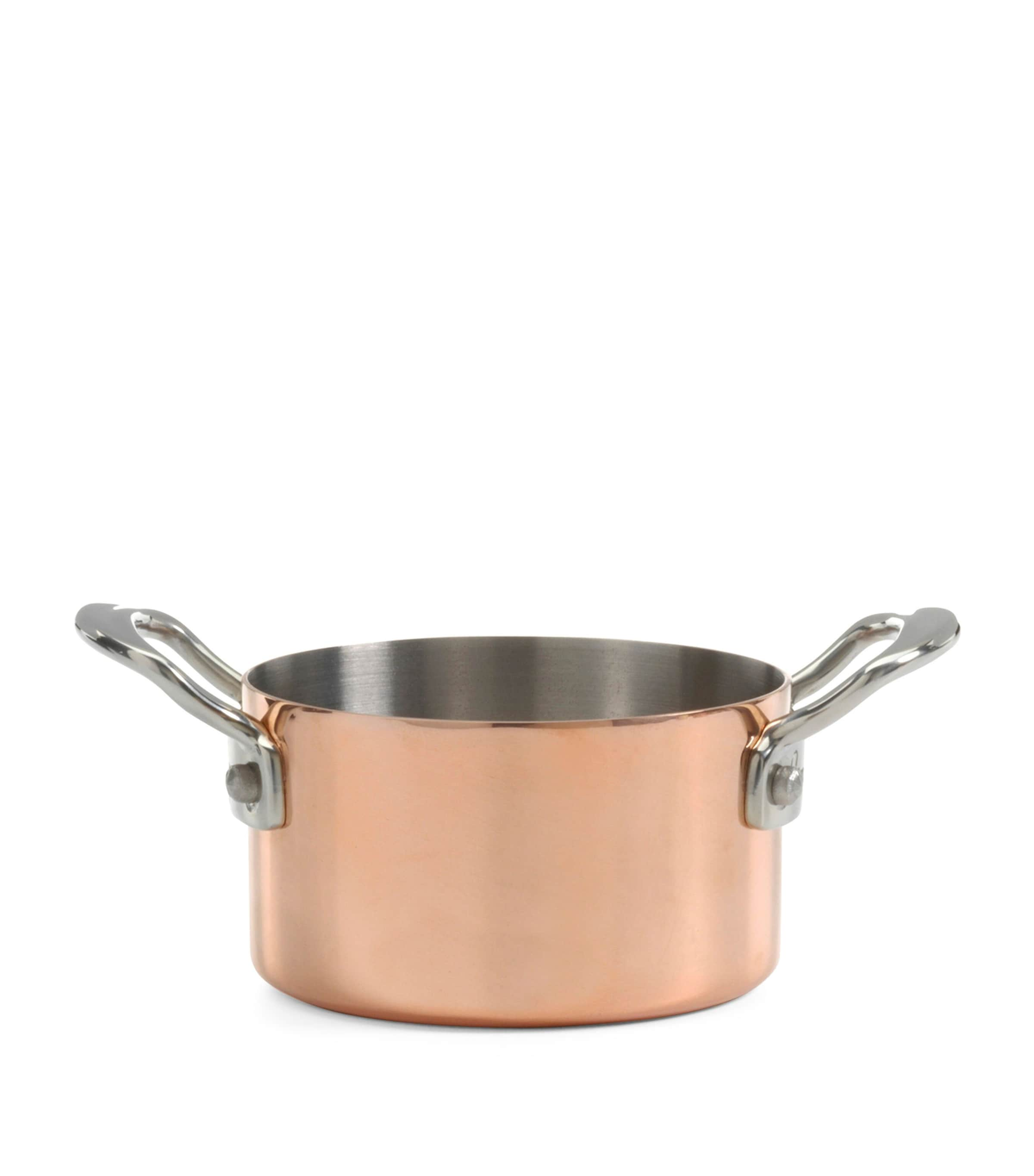 Samuel Groves Copper Clad Mini Casserole Pan In Brown