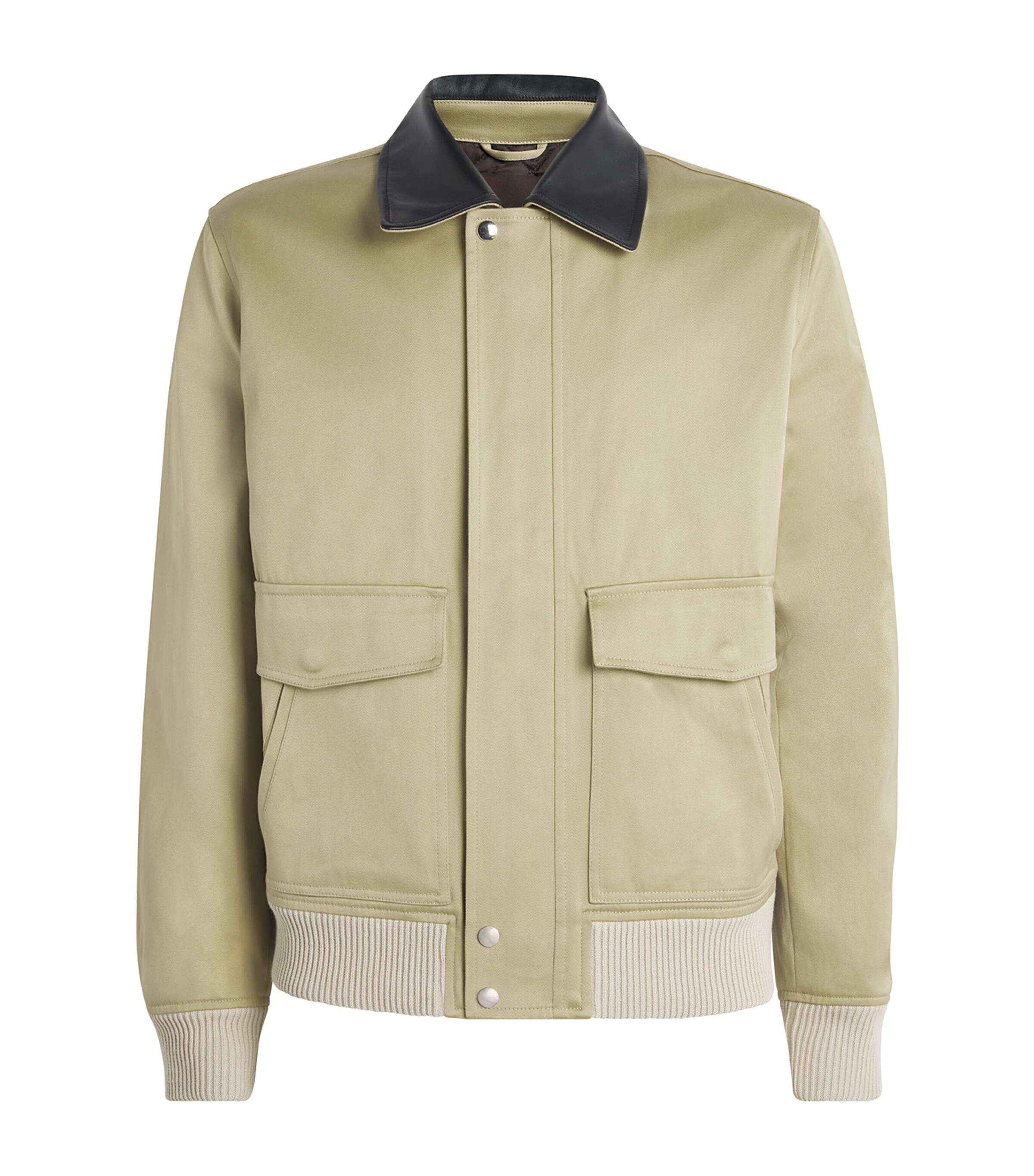 Wales Bonner Beige Cotton Shade Varsity Bomber Jacket | Harrods US