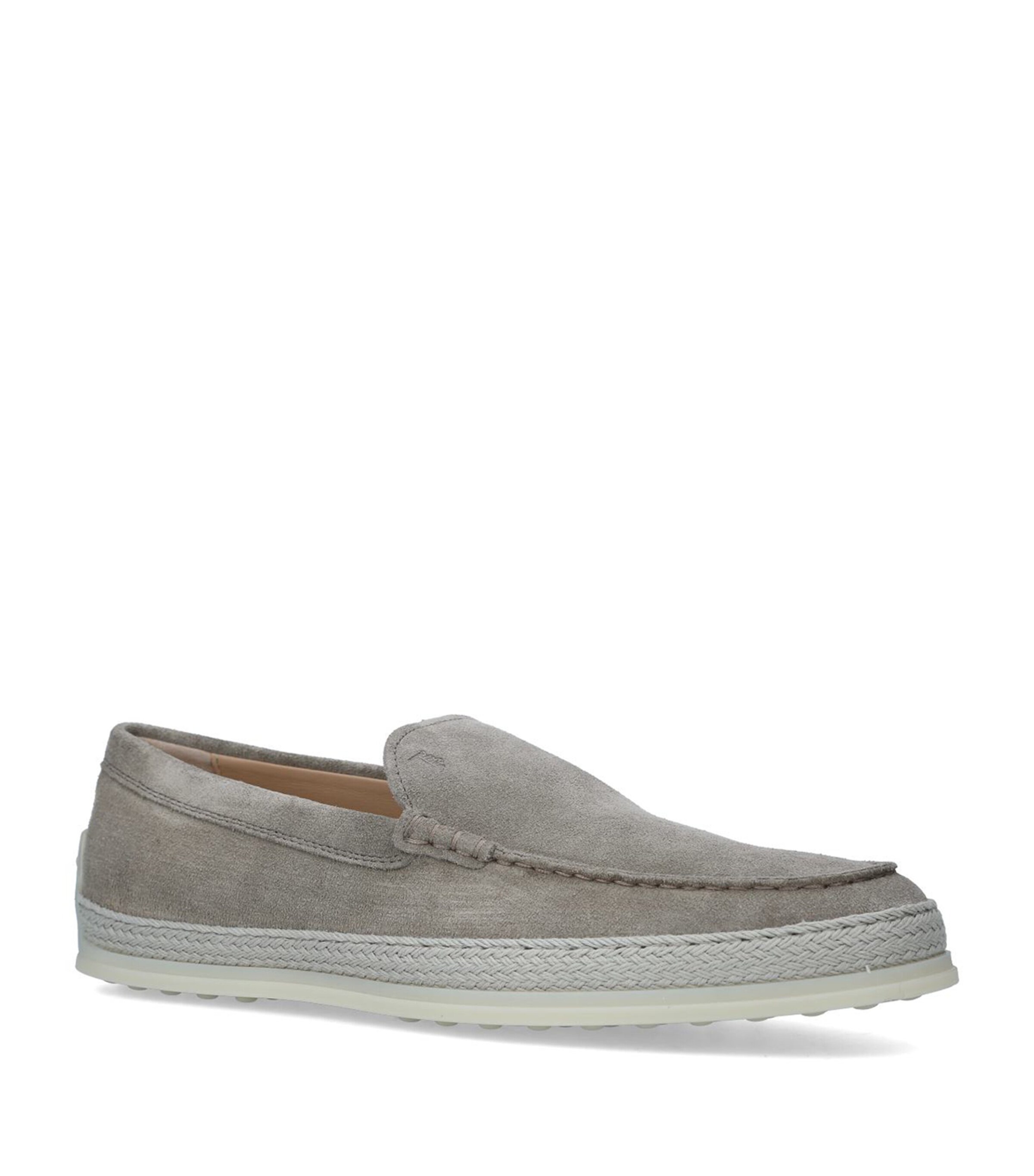 Tod's Gommino Suede Slip-on Driving Shoes In Brown