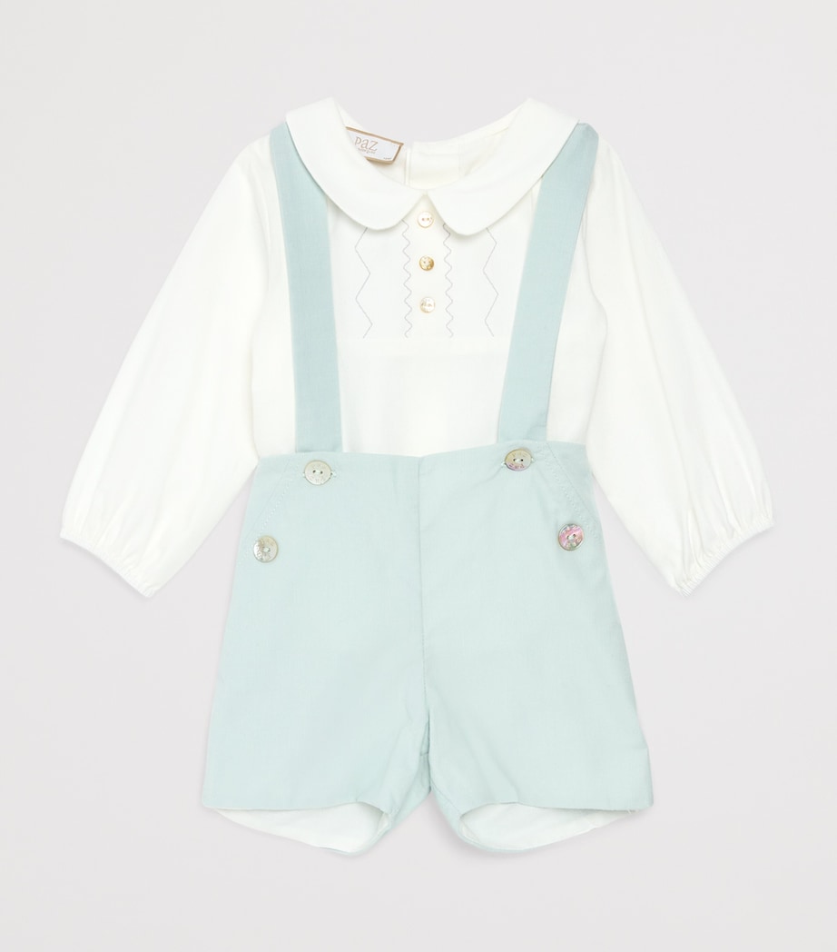 Paz Rodriguez Cotton Blouse and Shorts Set (12 Months) Detalles Image 3