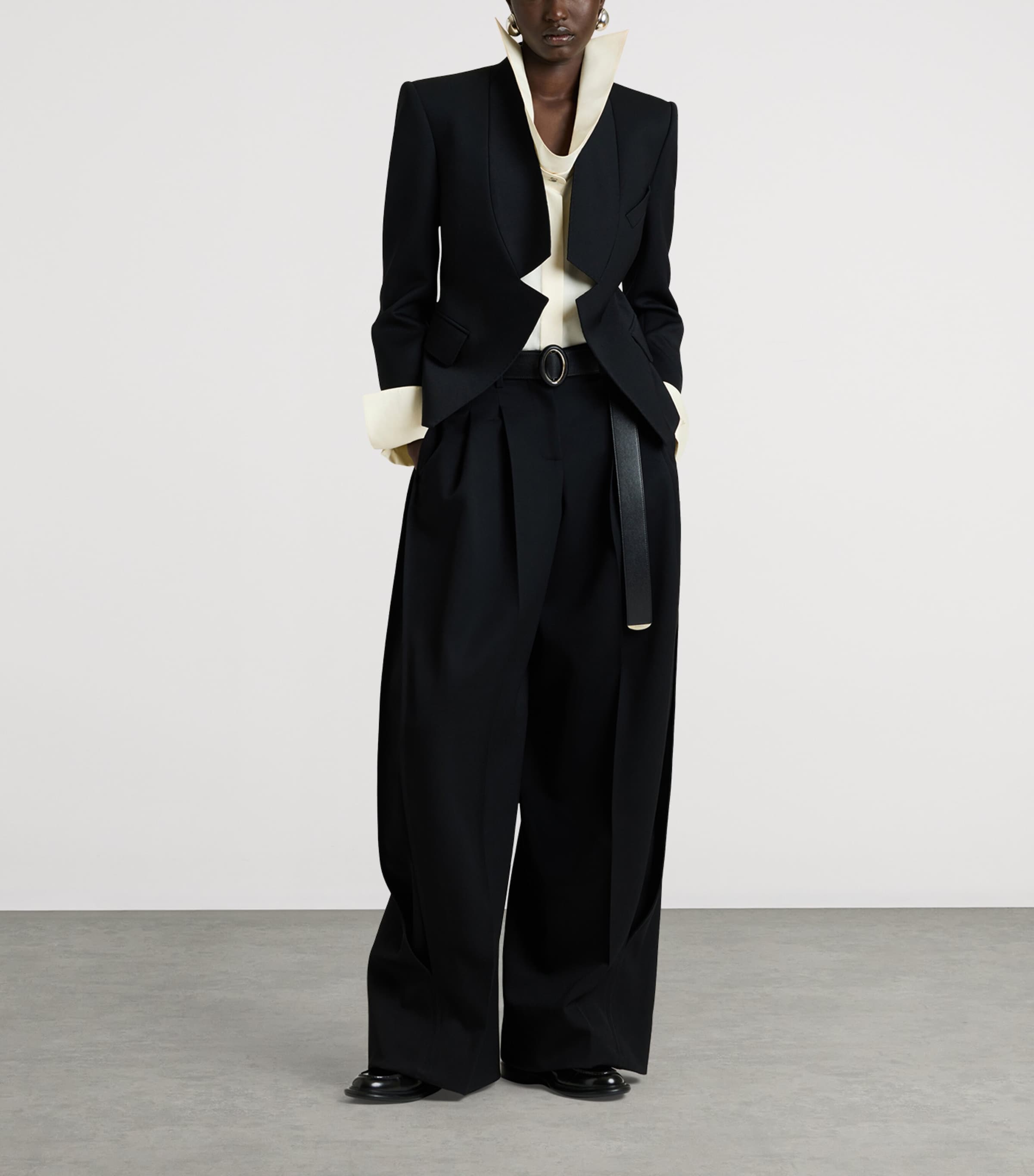 Givenchy Womens Wool Balloon Trousers Image 2