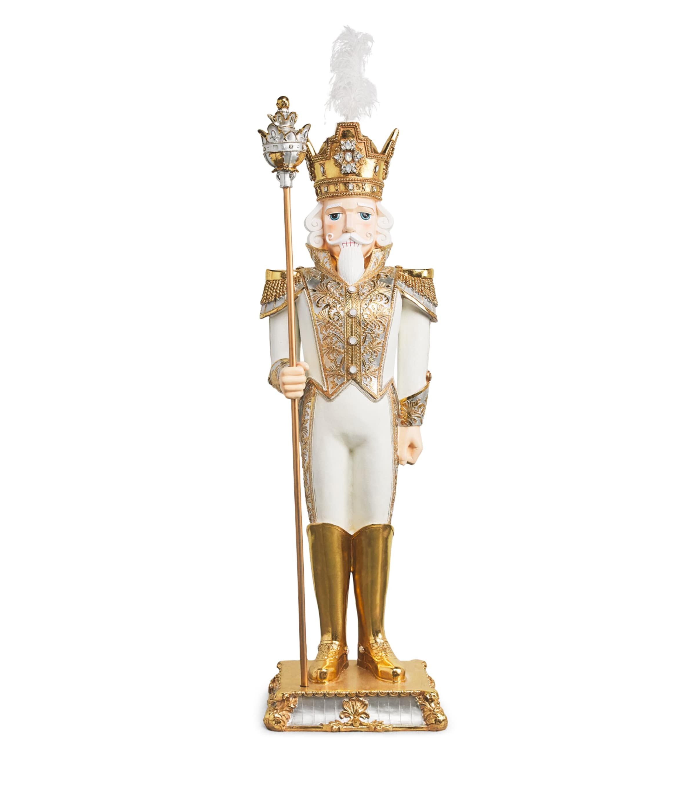 Harrods Soldier Nutcracker (110cm) Gold/colour(s) Image 1