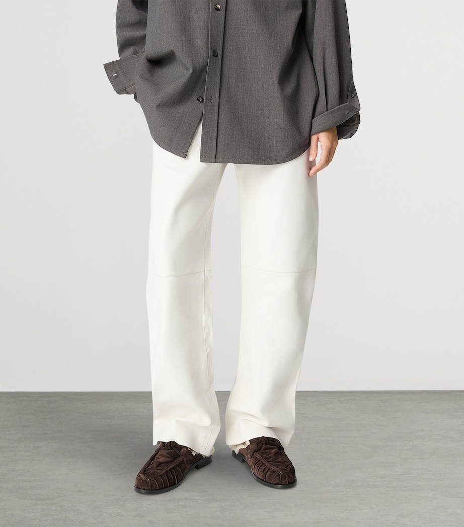 Suede-Shearling Astaire Mules 2186 Image 2