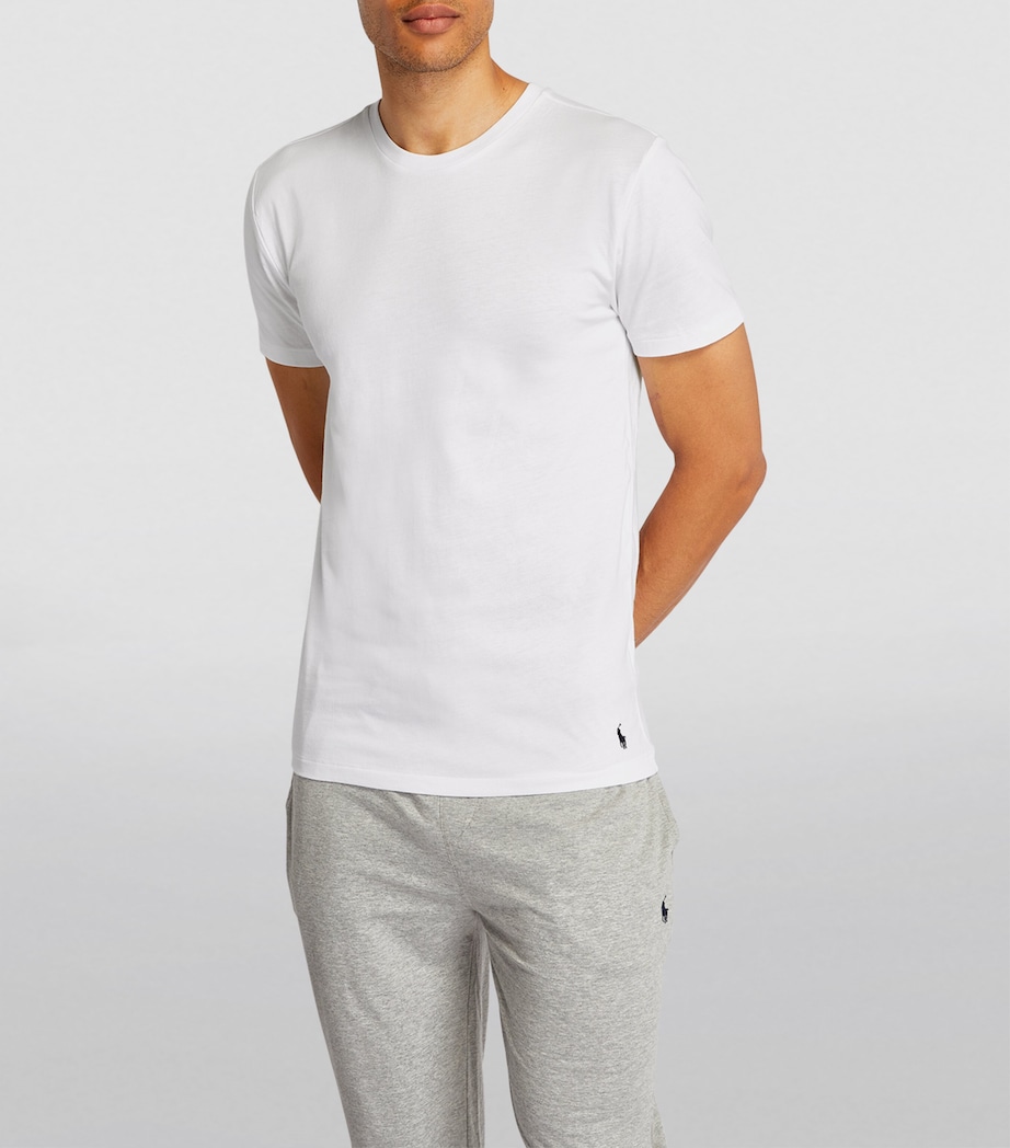 Cotton Classic T-Shirts (Set of 3) WHITE/BLACK/HTHR Image 3