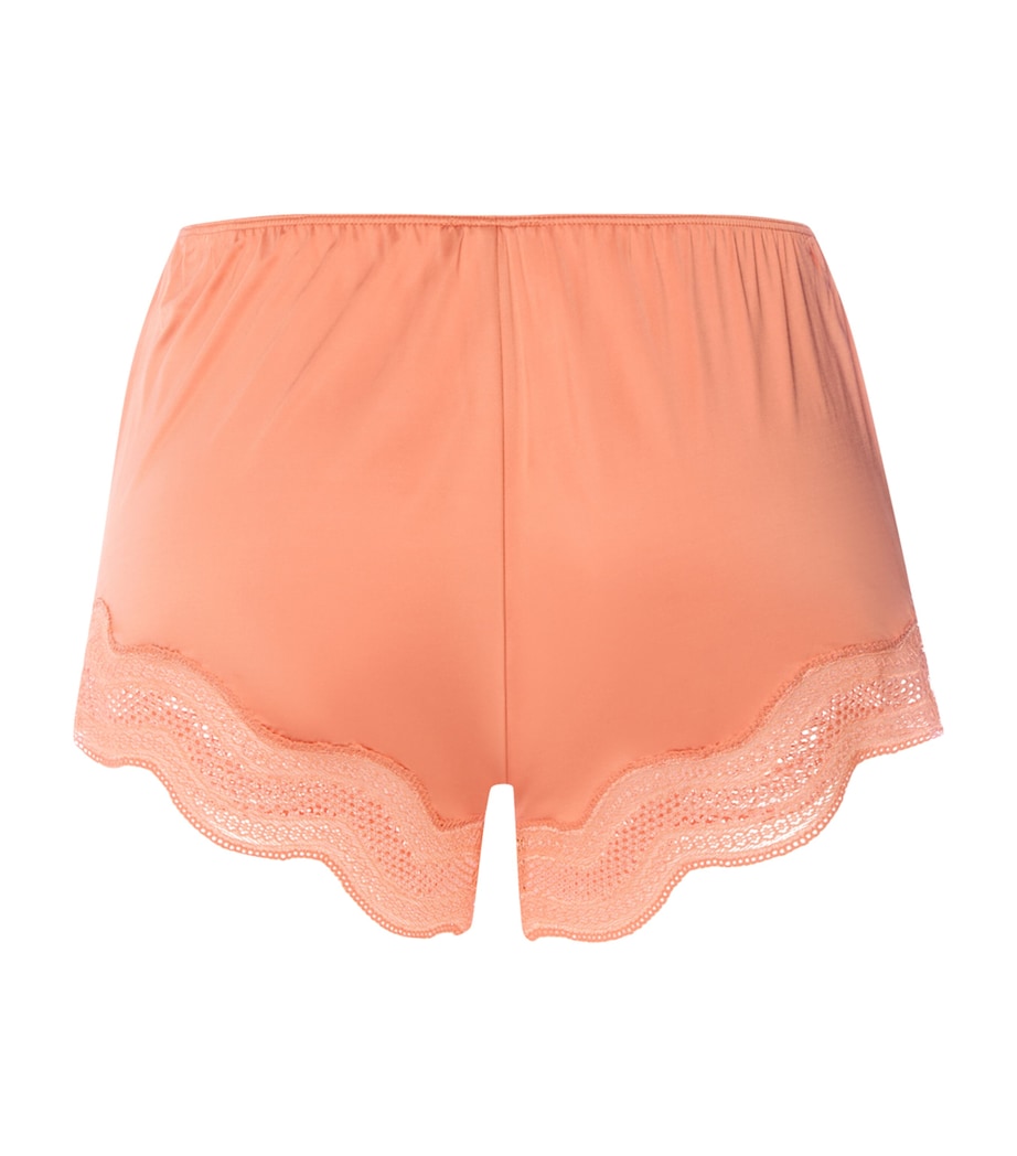 Hanro Womens Cira Pyjama Shorts Light Carnelian Image 5