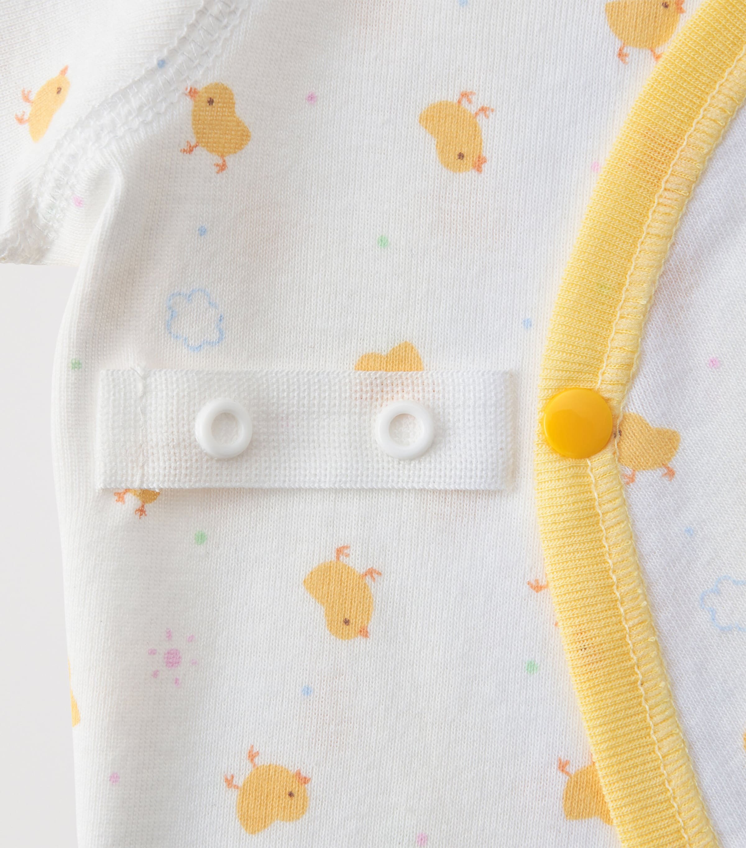 Miki House Cotton Chick Print Playsuit Image 4