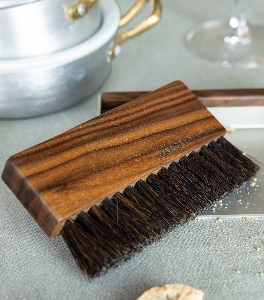 Briciola Brush and Crumb Catch DARK COLOUR WOOD Image 6
