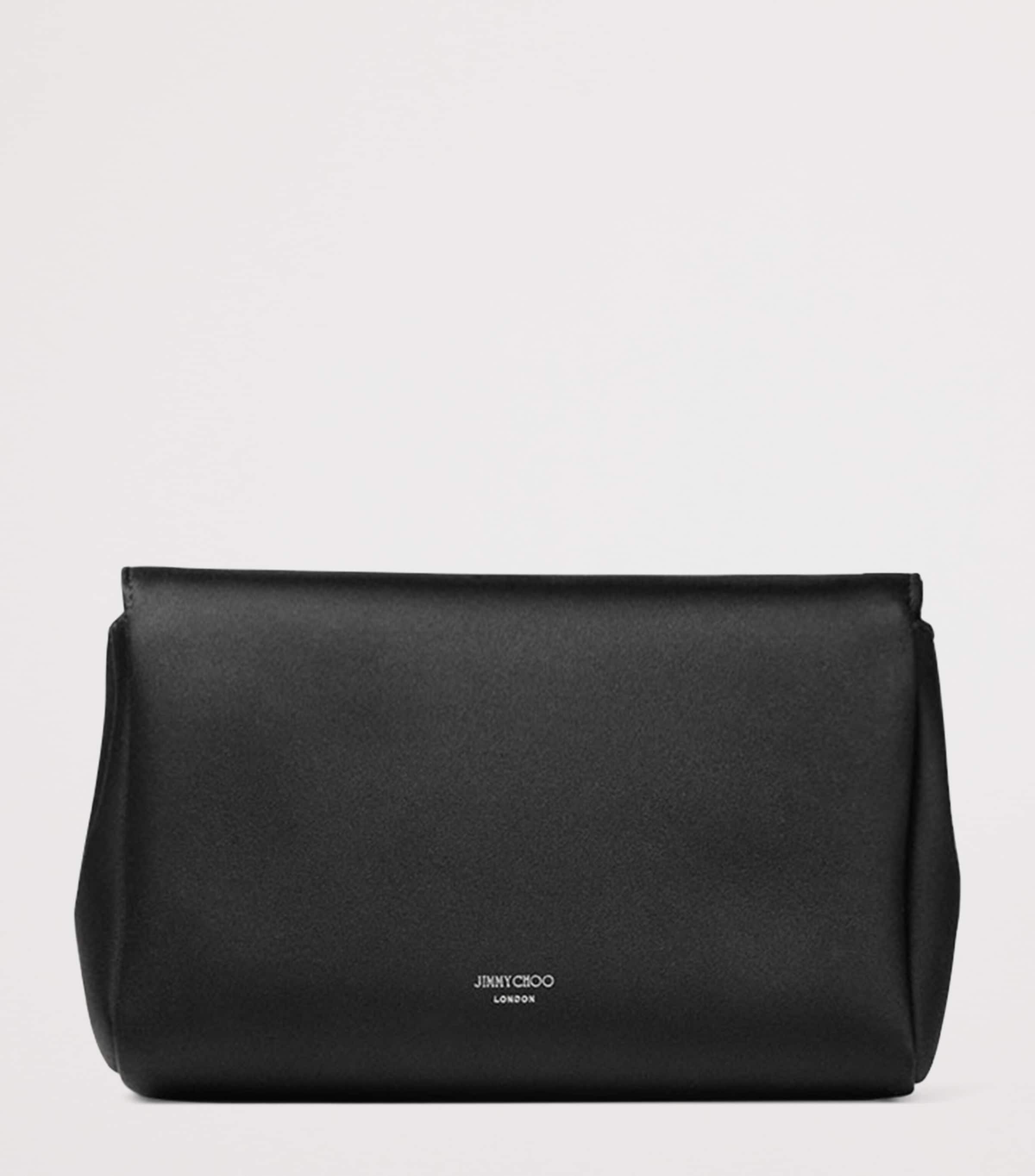 Satin Bow Mini Bag BLACK/SILVER Image 5