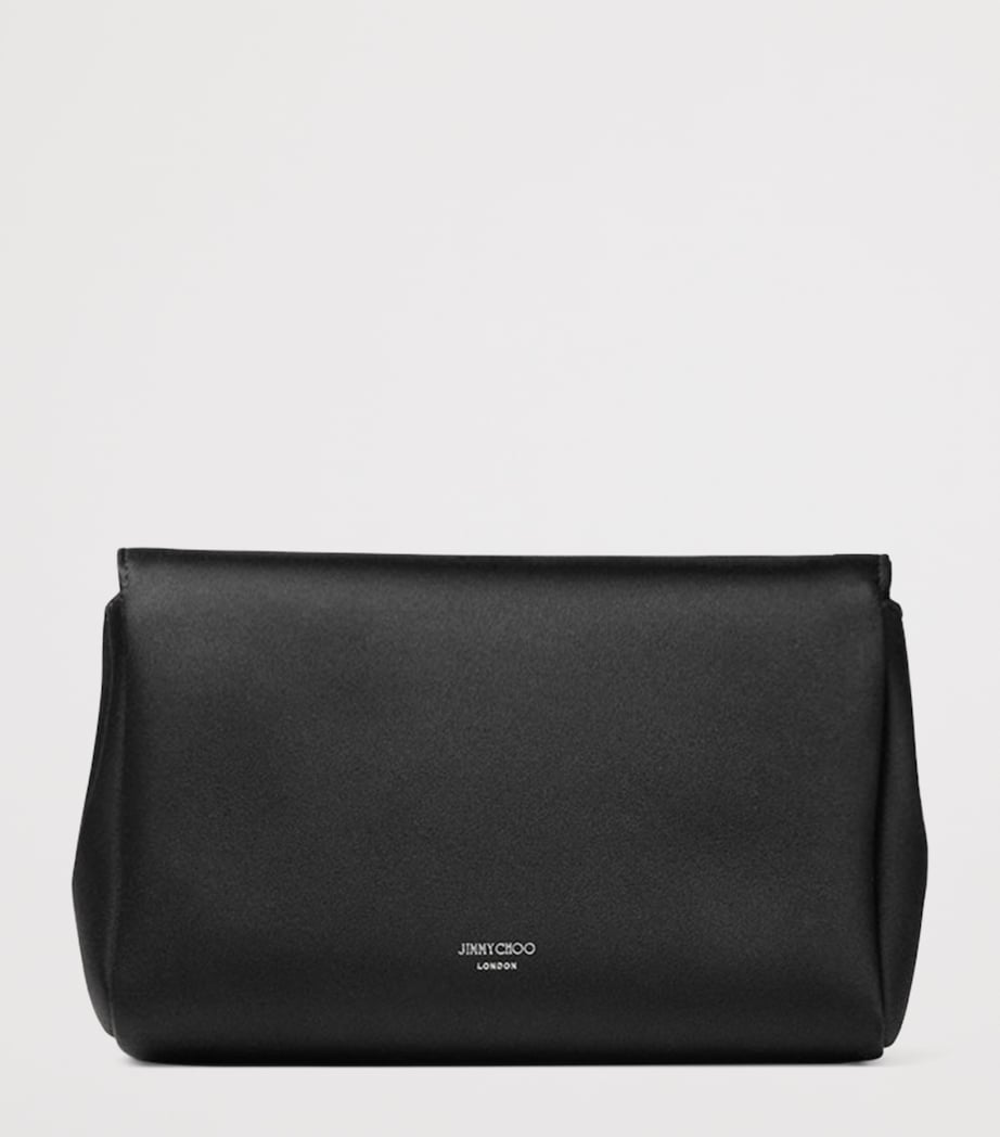 Satin Bow Mini Bag BLACK/SILVER Image 4