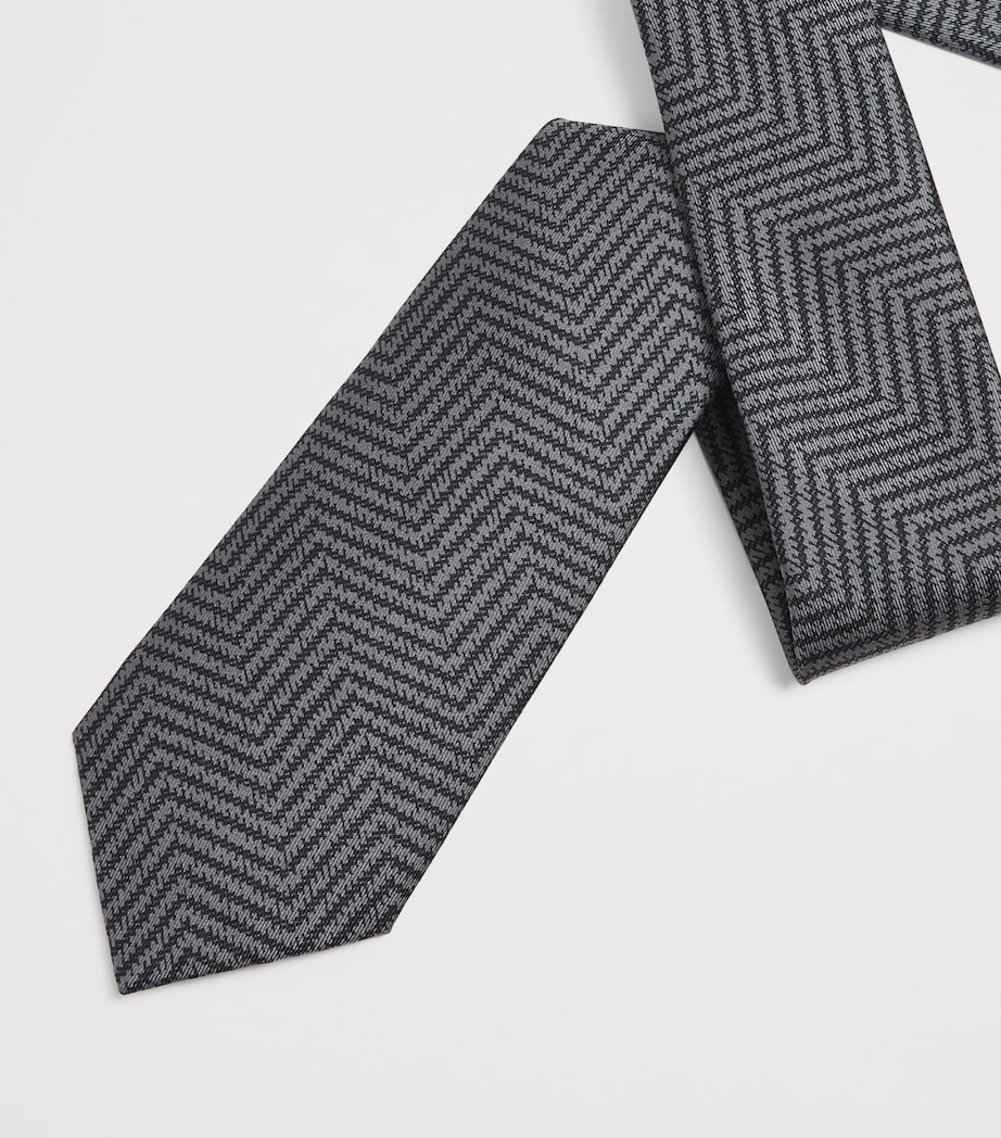 Silk Chevron Tie F8083 Image 3