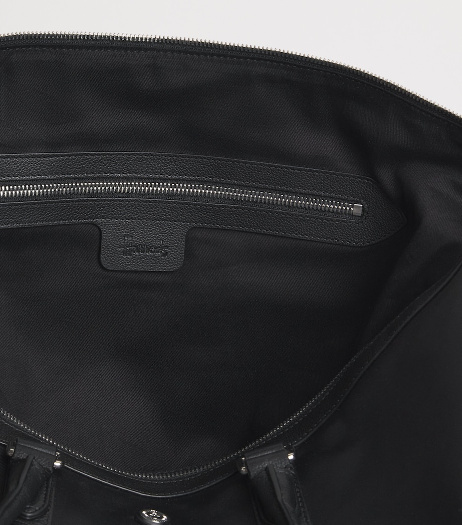 Harrods Nylon Holdall Black Image 5