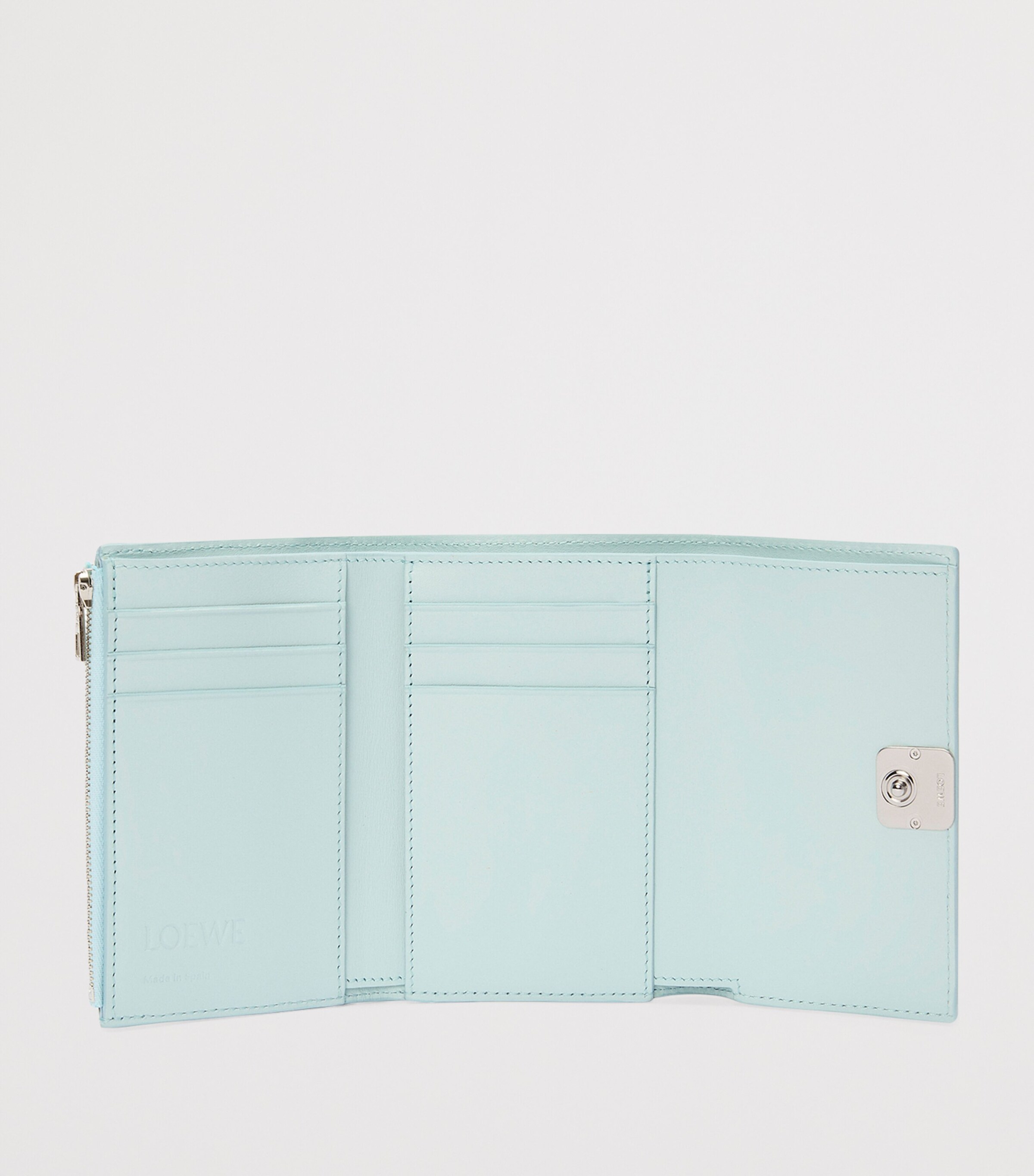 LOEWE Small Leather Anagram Wallet Frozen Image 3