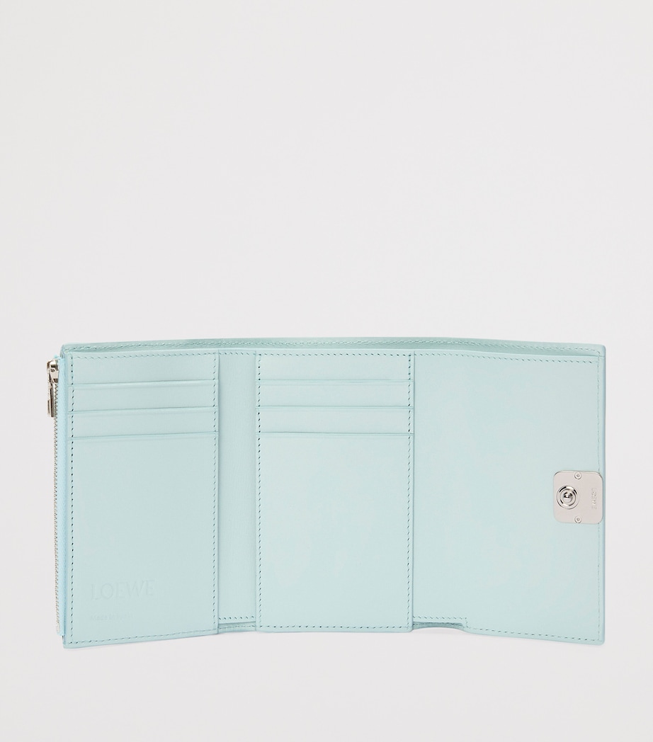 LOEWE Small Leather Anagram Wallet Frozen Image 3