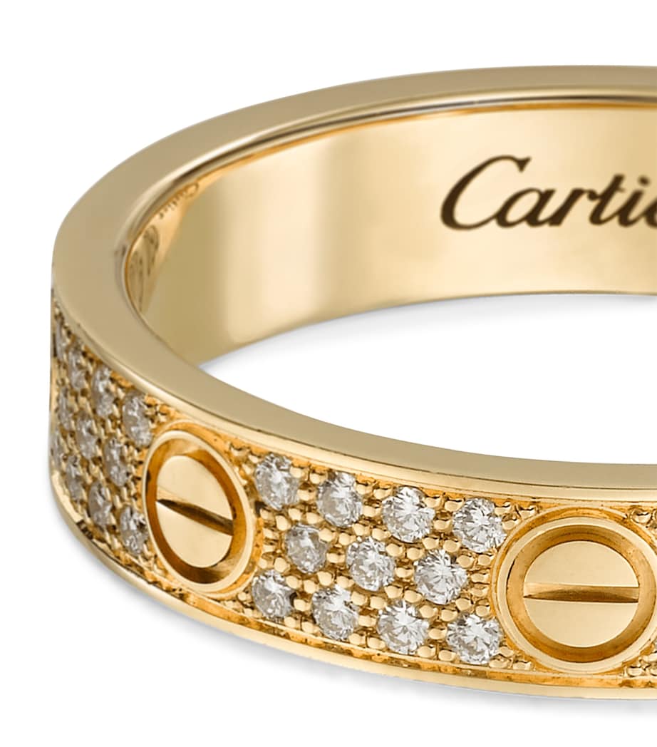 Cartier Yellow Gold and Diamond LOVE Ring Yellow Gold Image 6