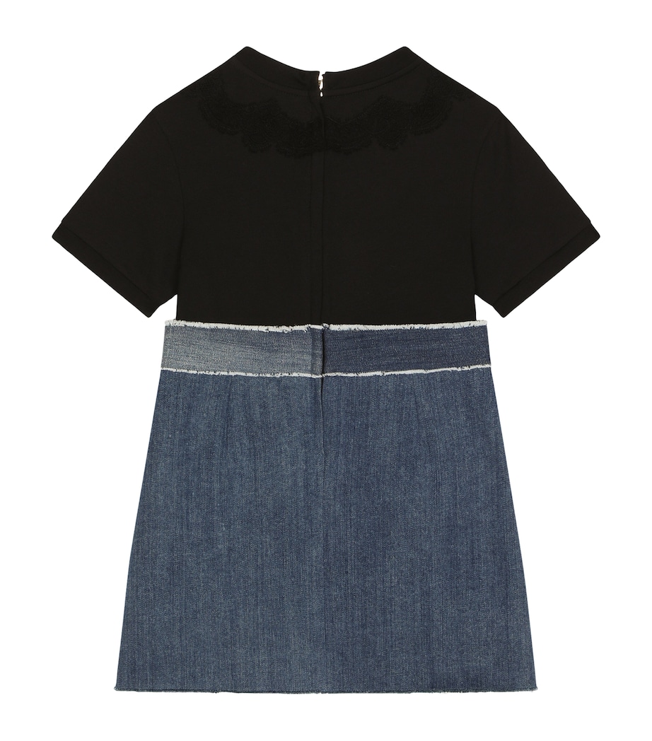 Denim-Jersey DG Logo Dress (8-14 Years) S9000-COMBINED COLOU Image 2
