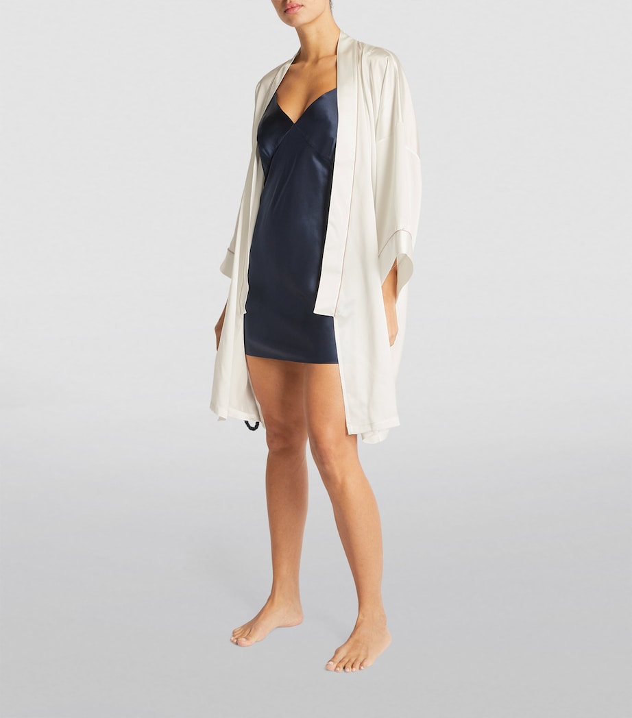 Silk Mimi Robe IVORY Image 2