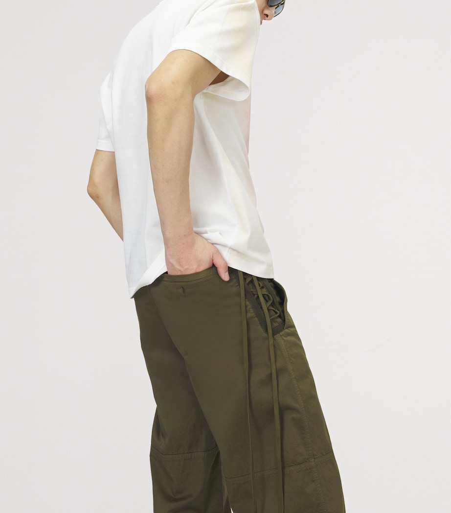 McQueen Mens Lace-Up Trousers Image 5