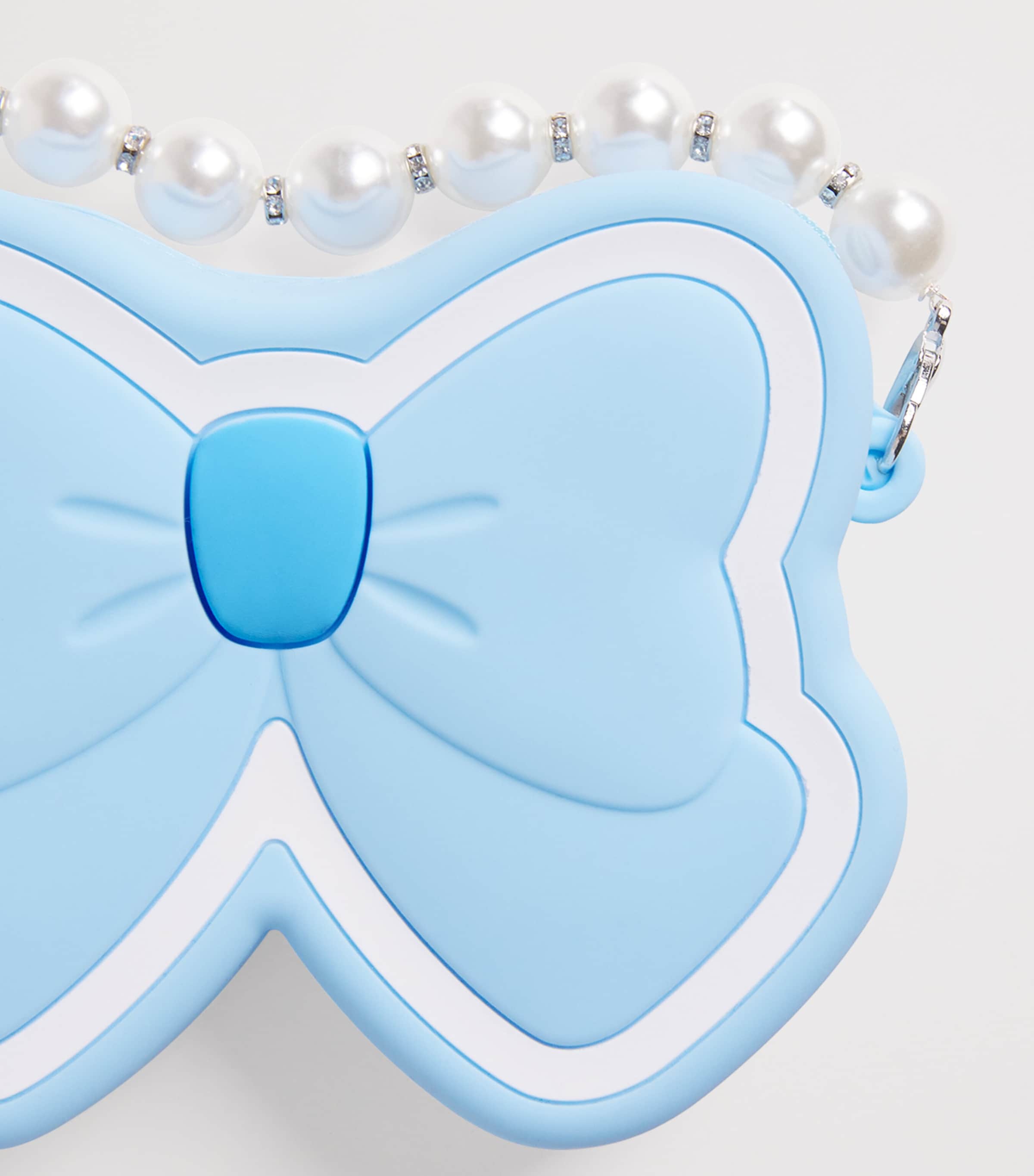 Monnalisa Bow Shoulder Bag Light Blue Image 4