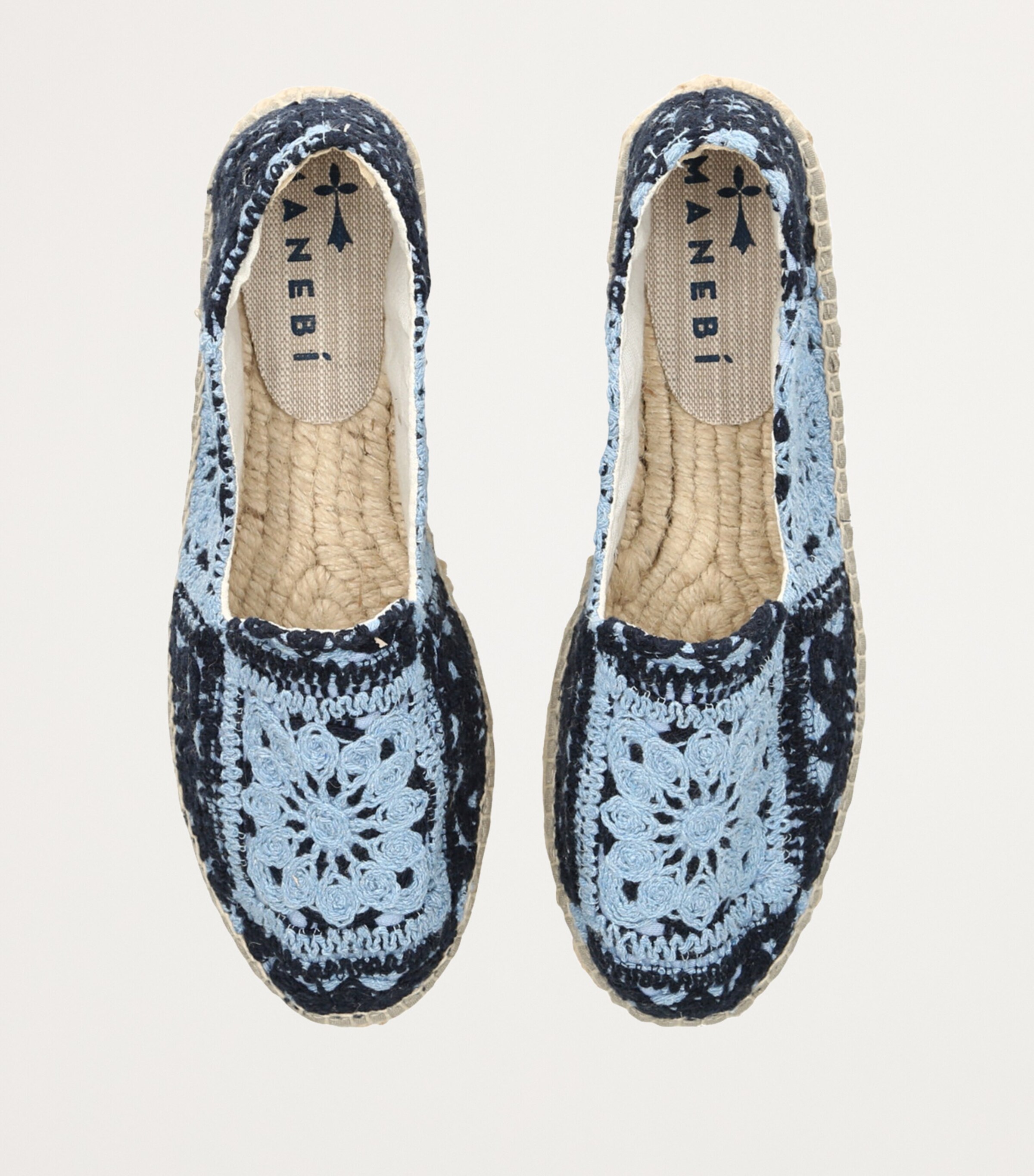 Manebi Jacquard Yucatan Espadrilles Blue Other Image 4