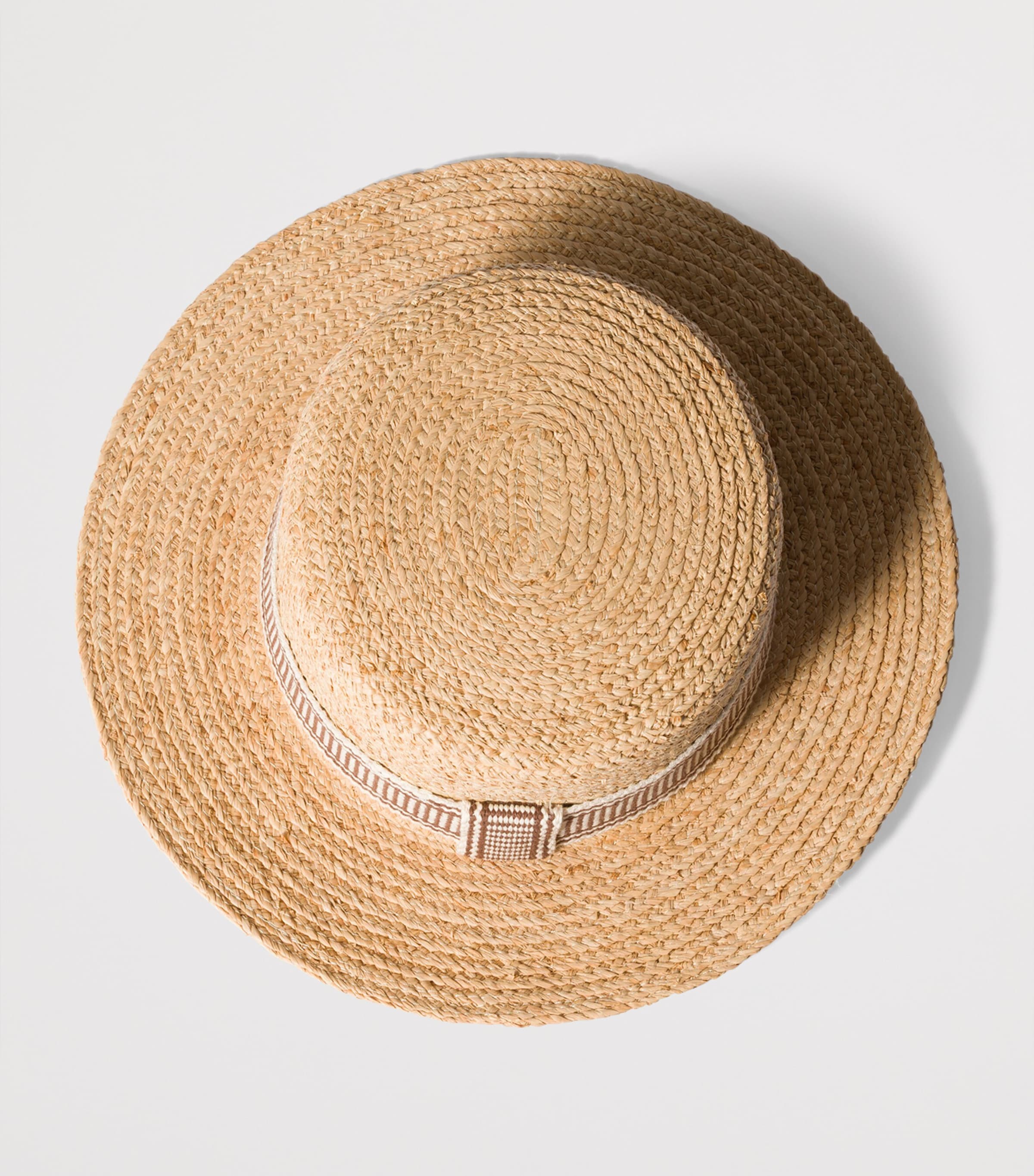 Miu Miu Raffia Logo Hat Image 2