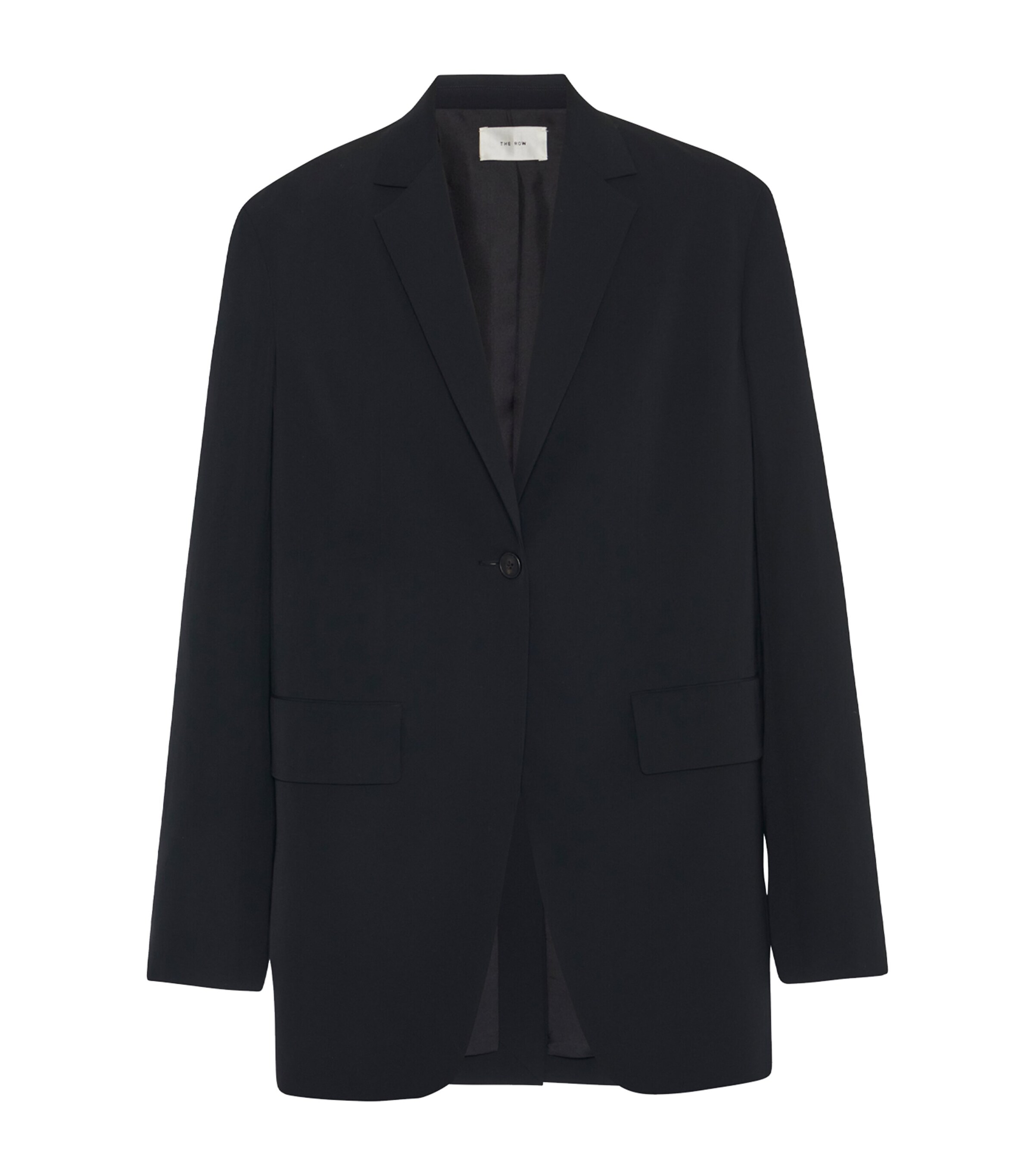 The Row Single-breasted Suit Jacket In Black