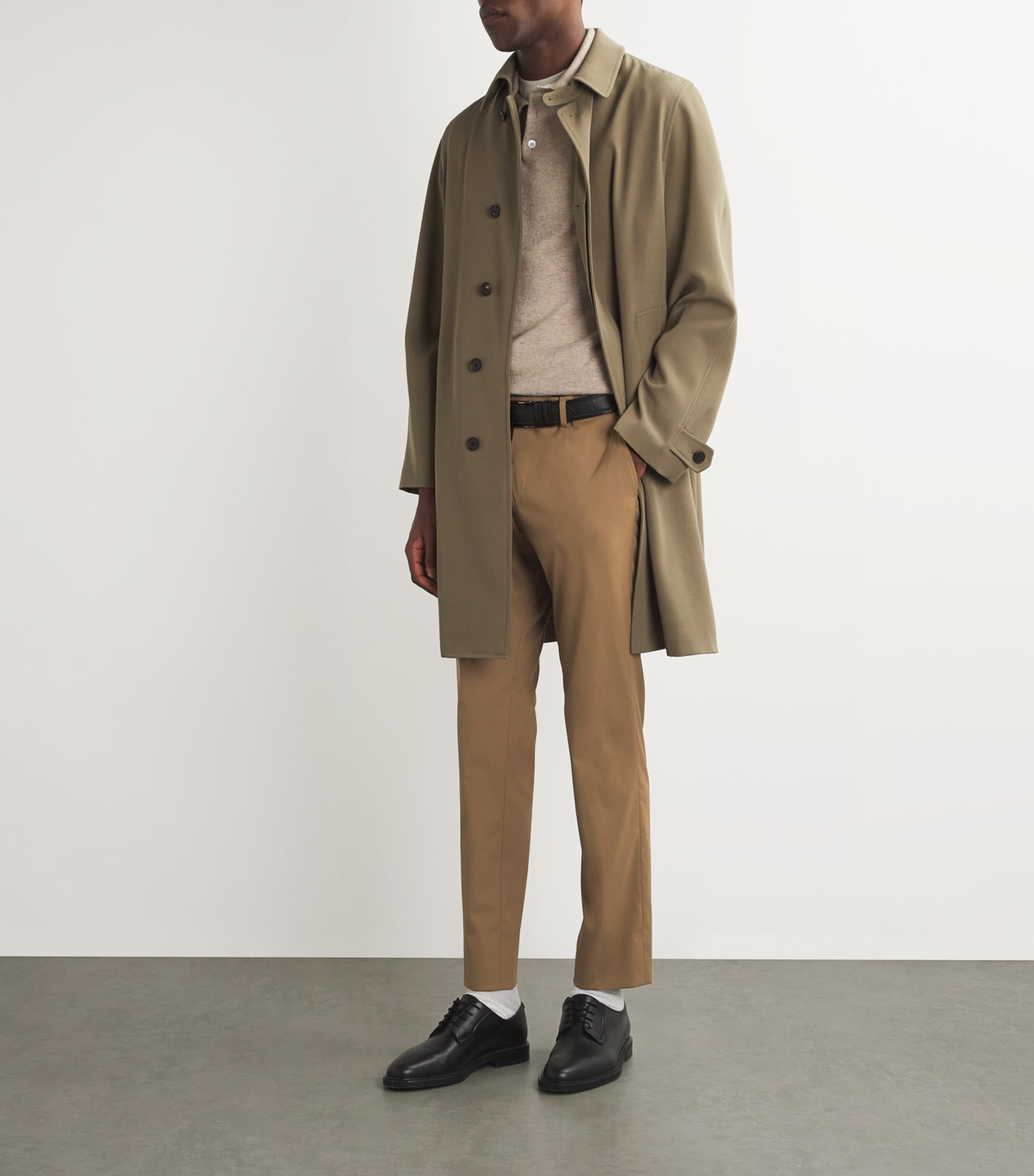 Technical Slim Tailored Trousers 035 NATURAL / BEIGE Image 2