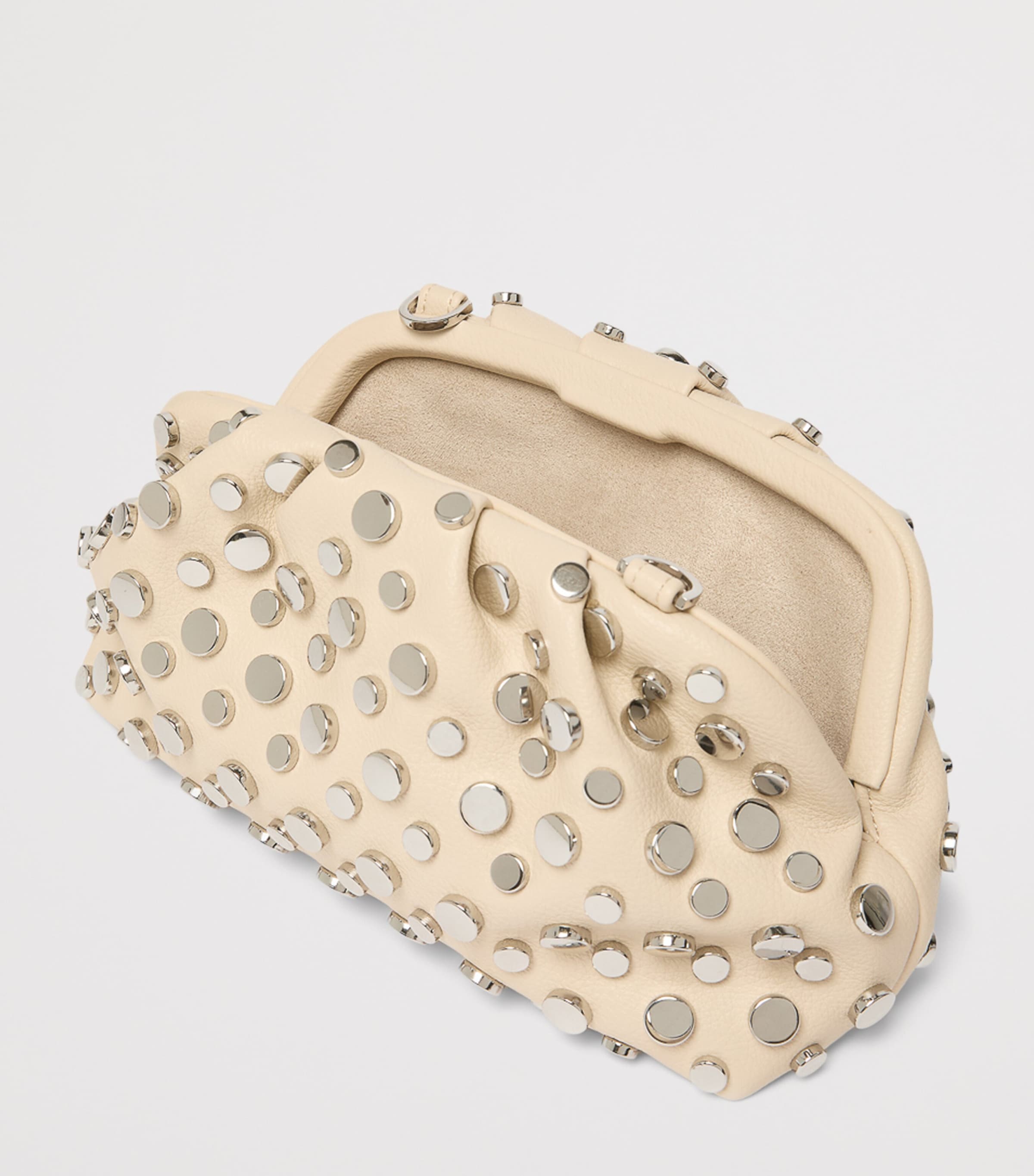 Marella Studded Clutch Bag Turtledove Image 3