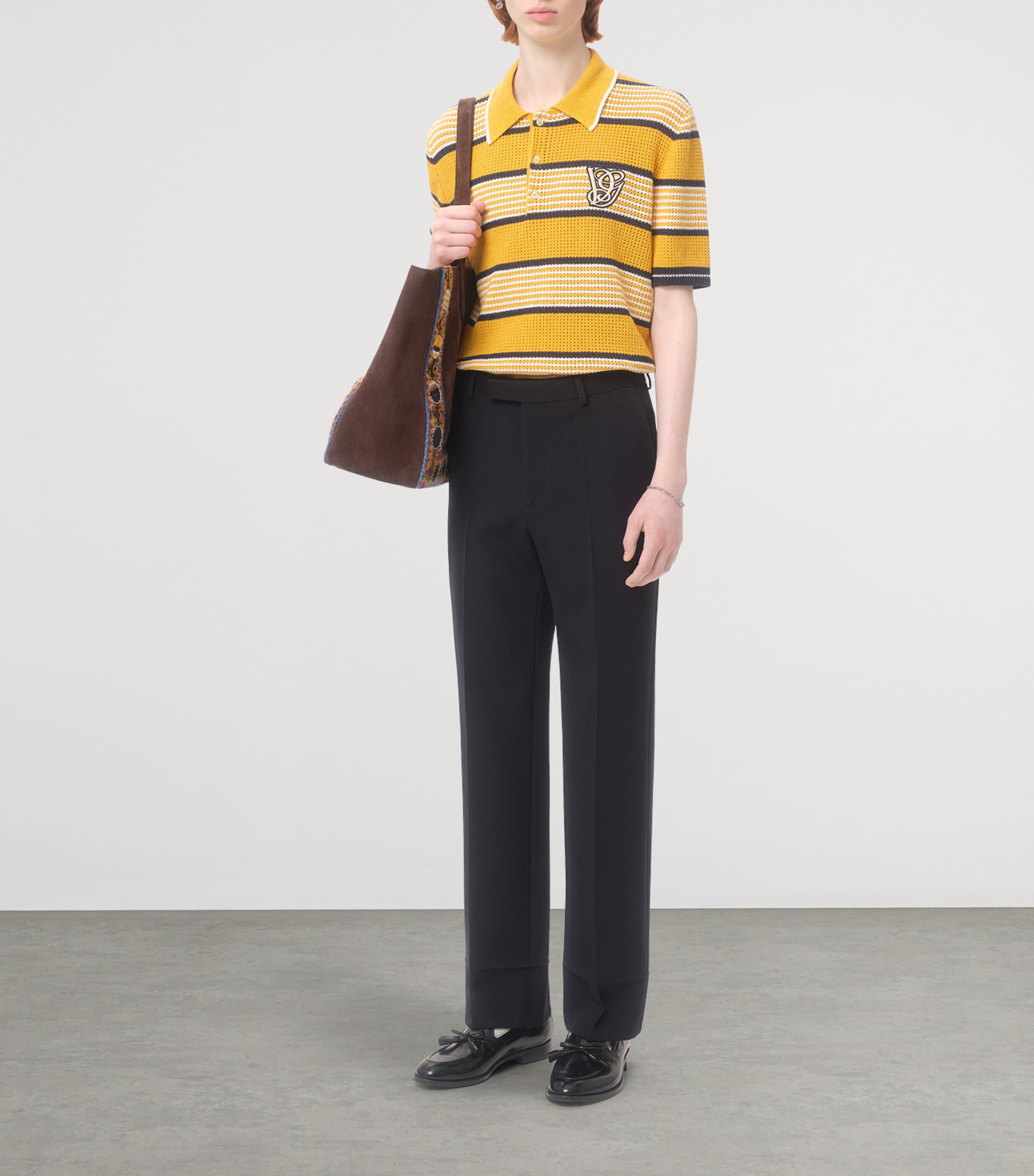 Virgin Wool Straight Tailored Trousers 598 Image 5