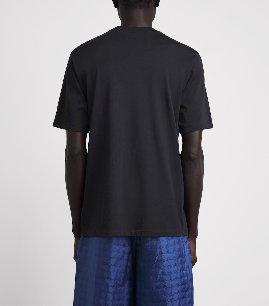 AMIRI Mens Cotton Script T-Shirt Black Image 5