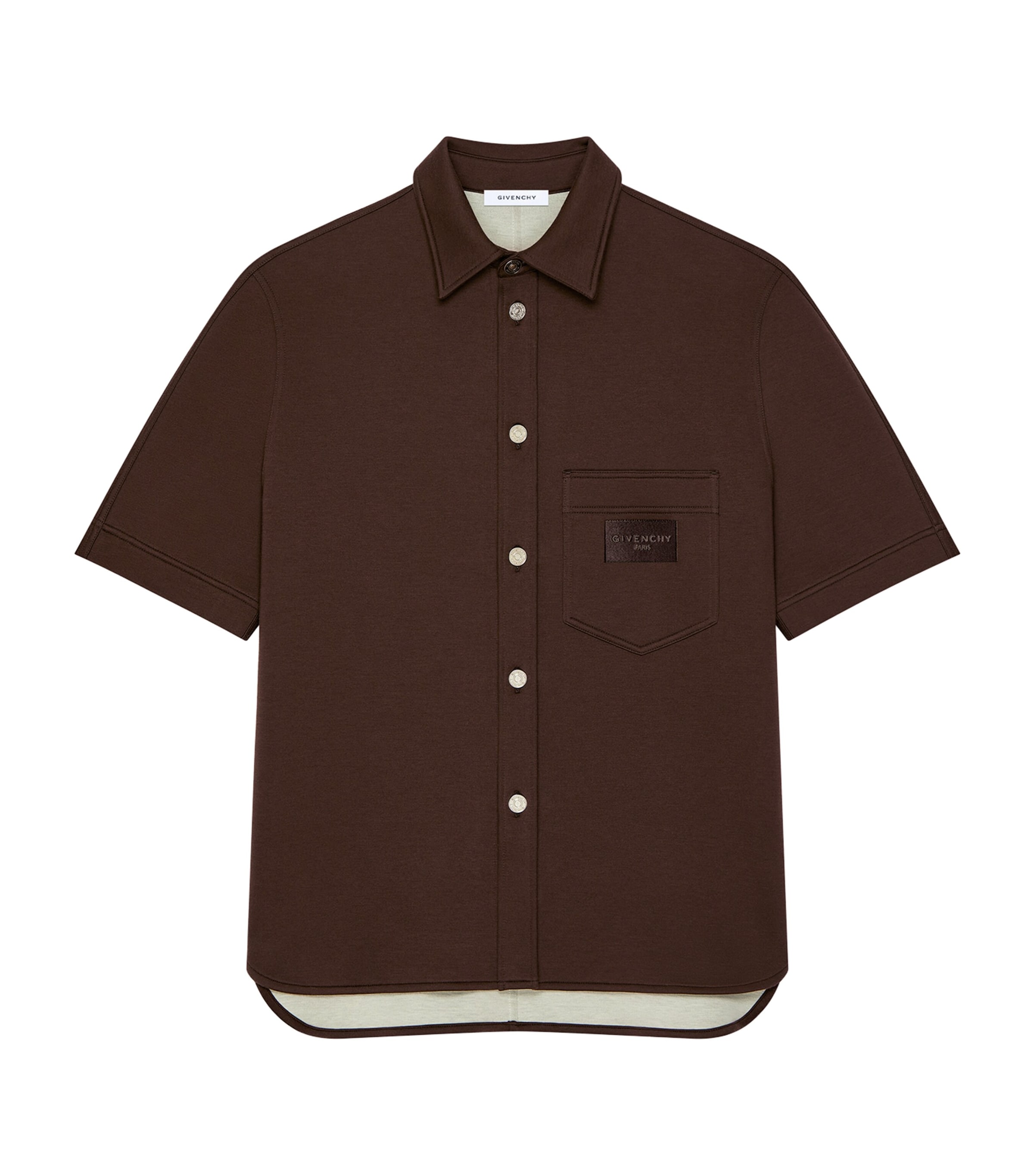 Givenchy Mens Scuba Short-Sleeve Shirt Image 1