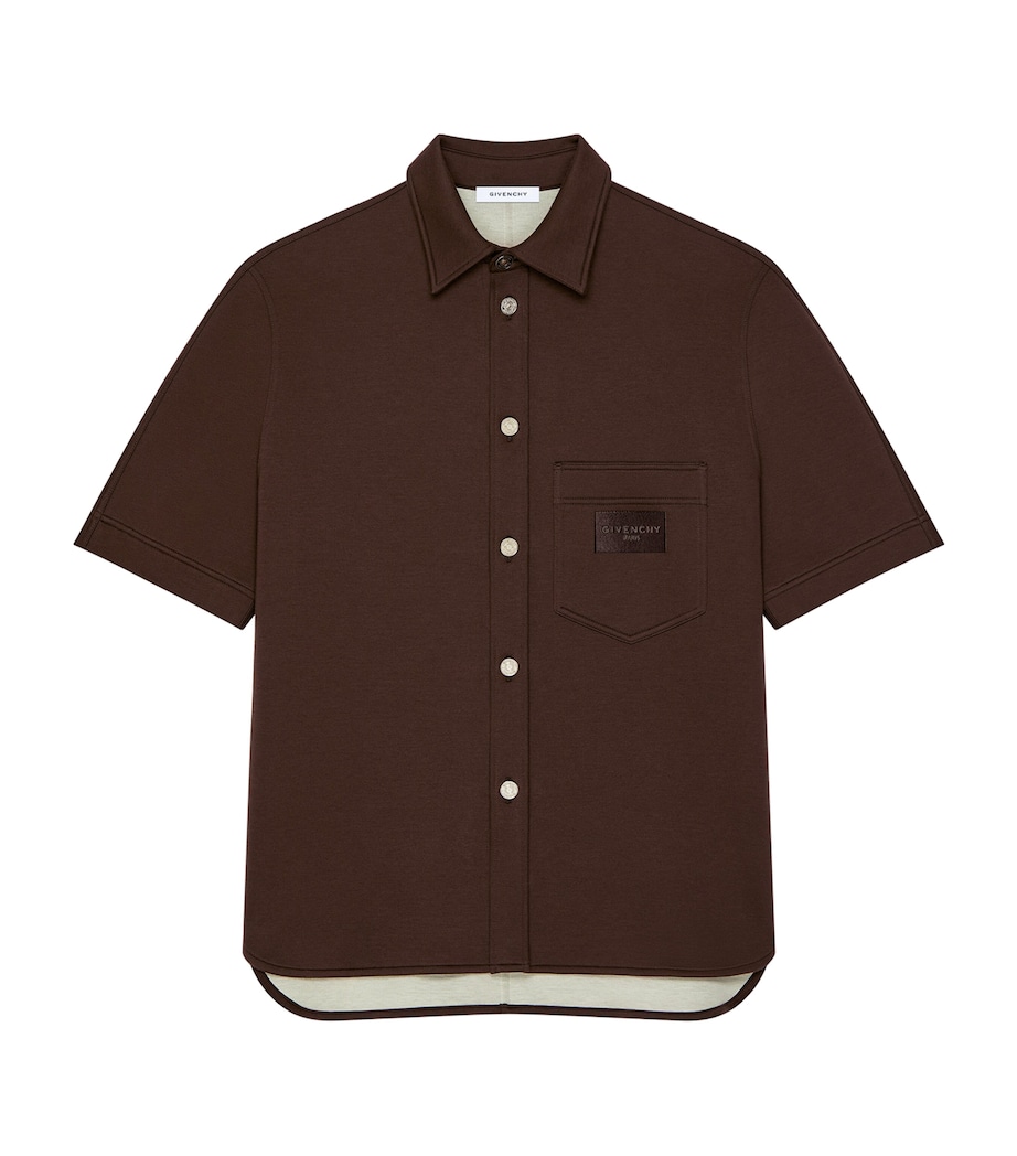 Givenchy Mens Scuba Short-Sleeve Shirt Image 1