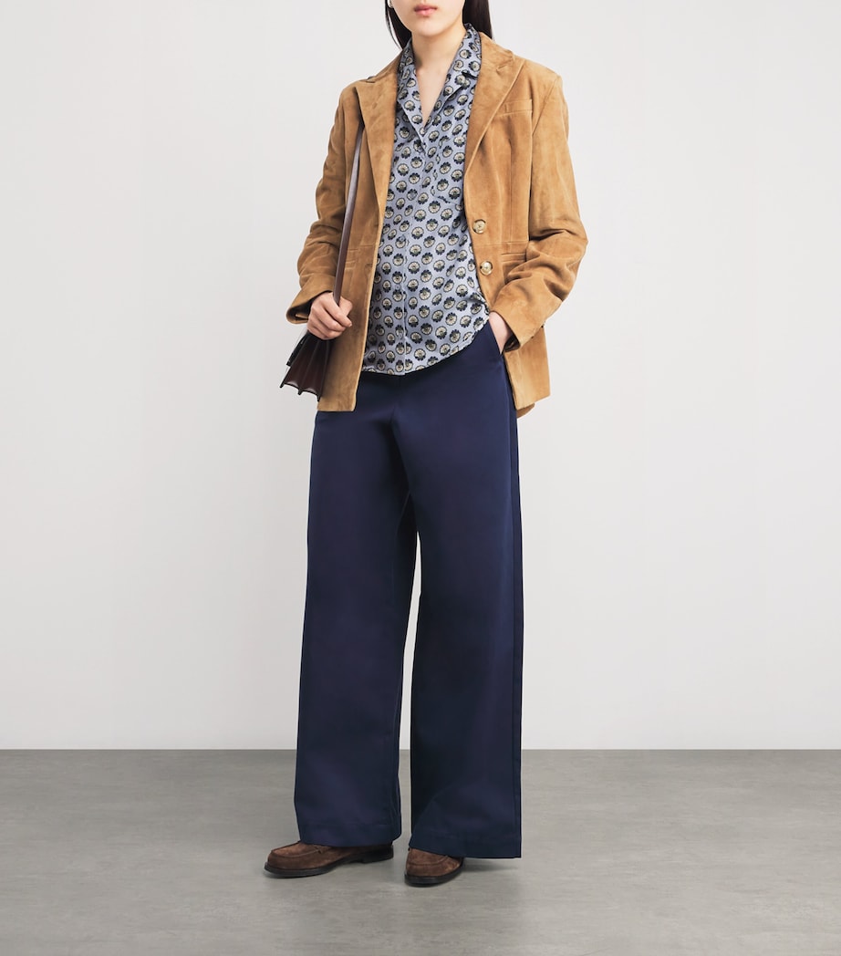 Silk Printed Shirt LIGHT BLUE Image 2