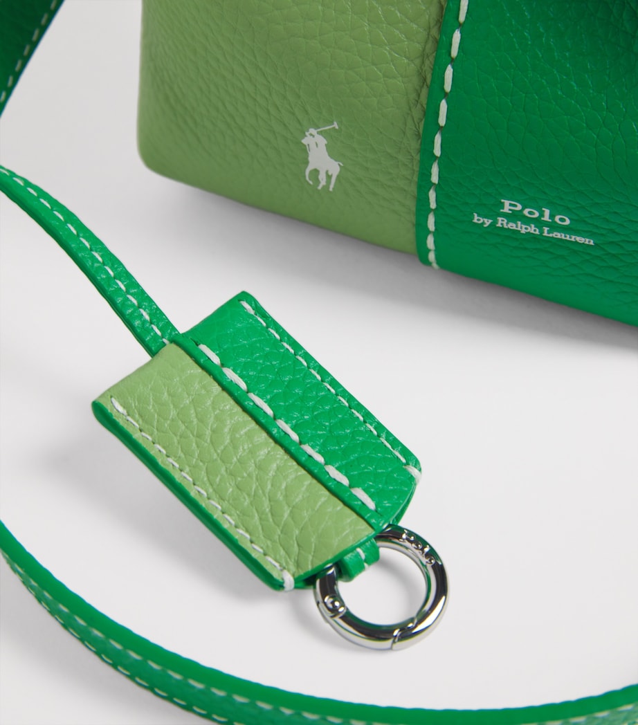 Polo Ralph Lauren Small Leather Polo Play Cross-Body Bag Parrot/parakeet Image 7