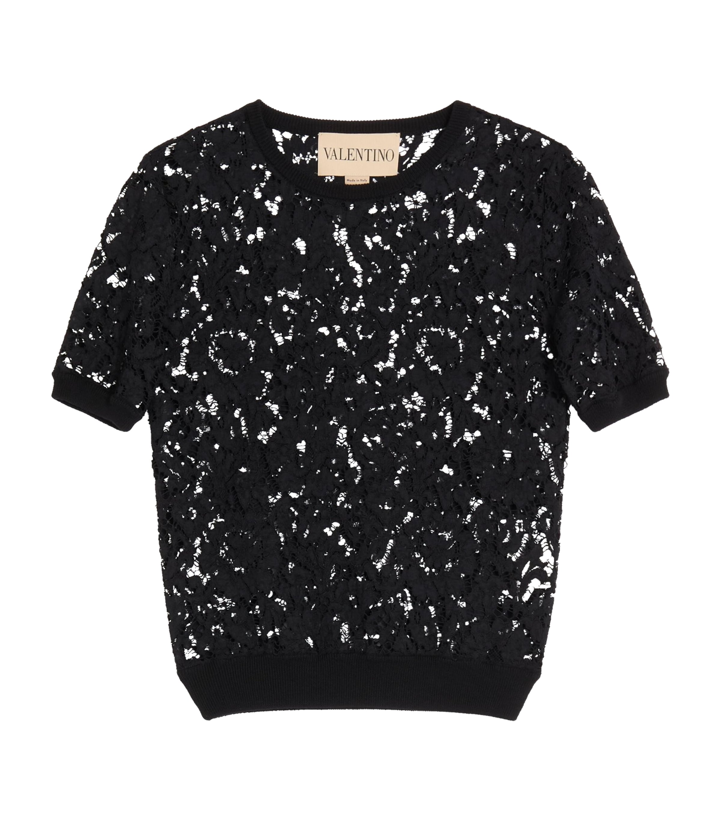 Lace Sweater Top 0NO Image 1