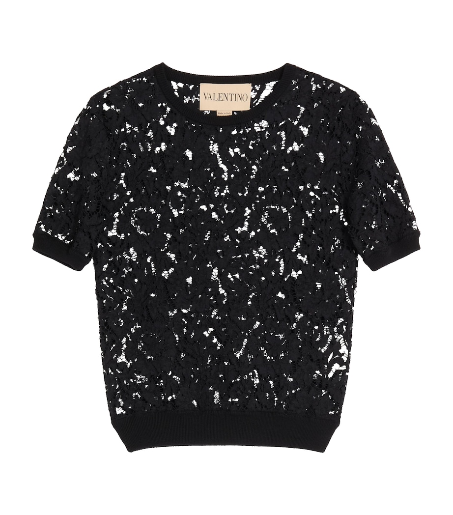 Lace Sweater Top 0NO Image 1