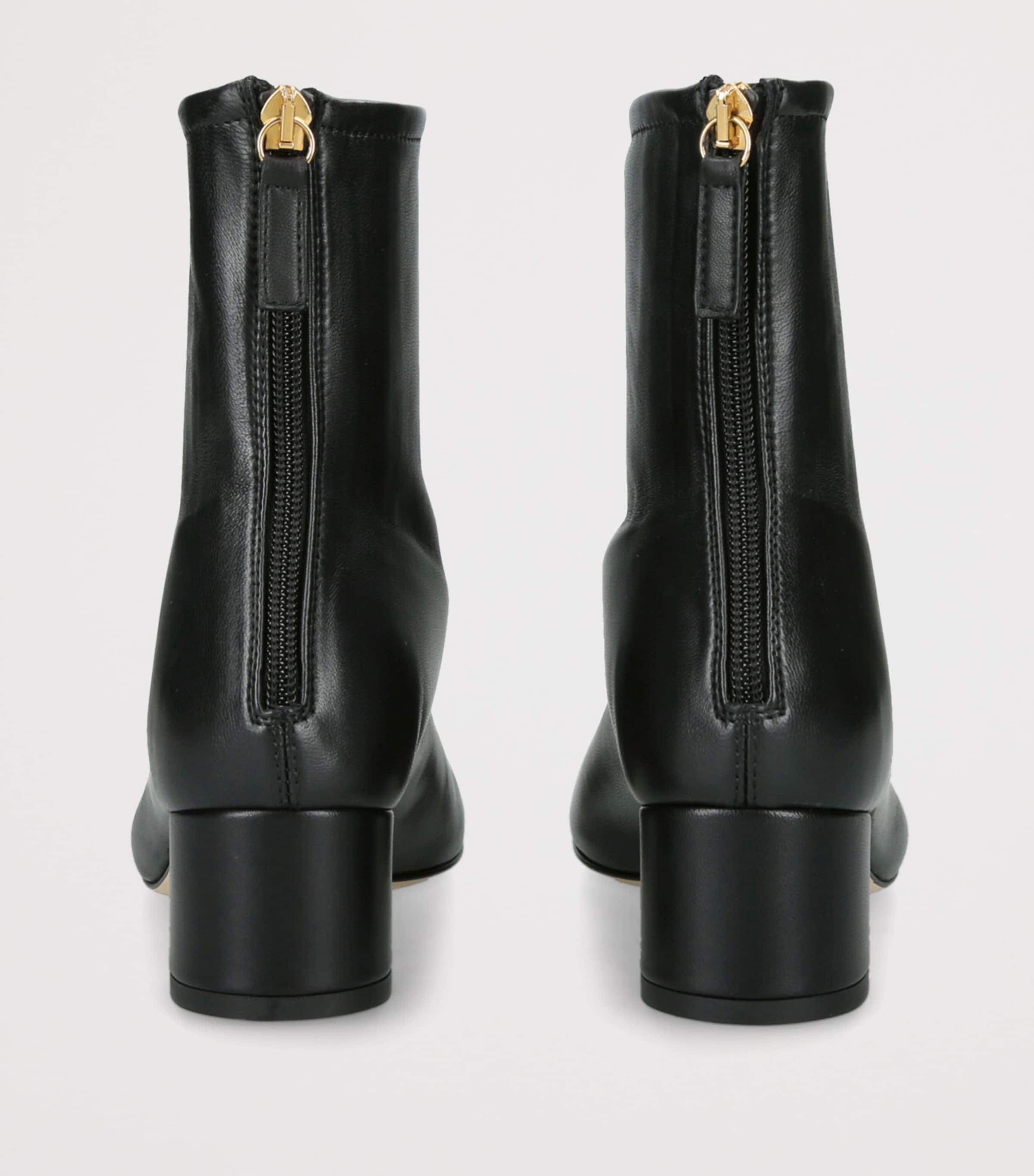Leather Harlie Ankle Boots 55 BLACK Image 2