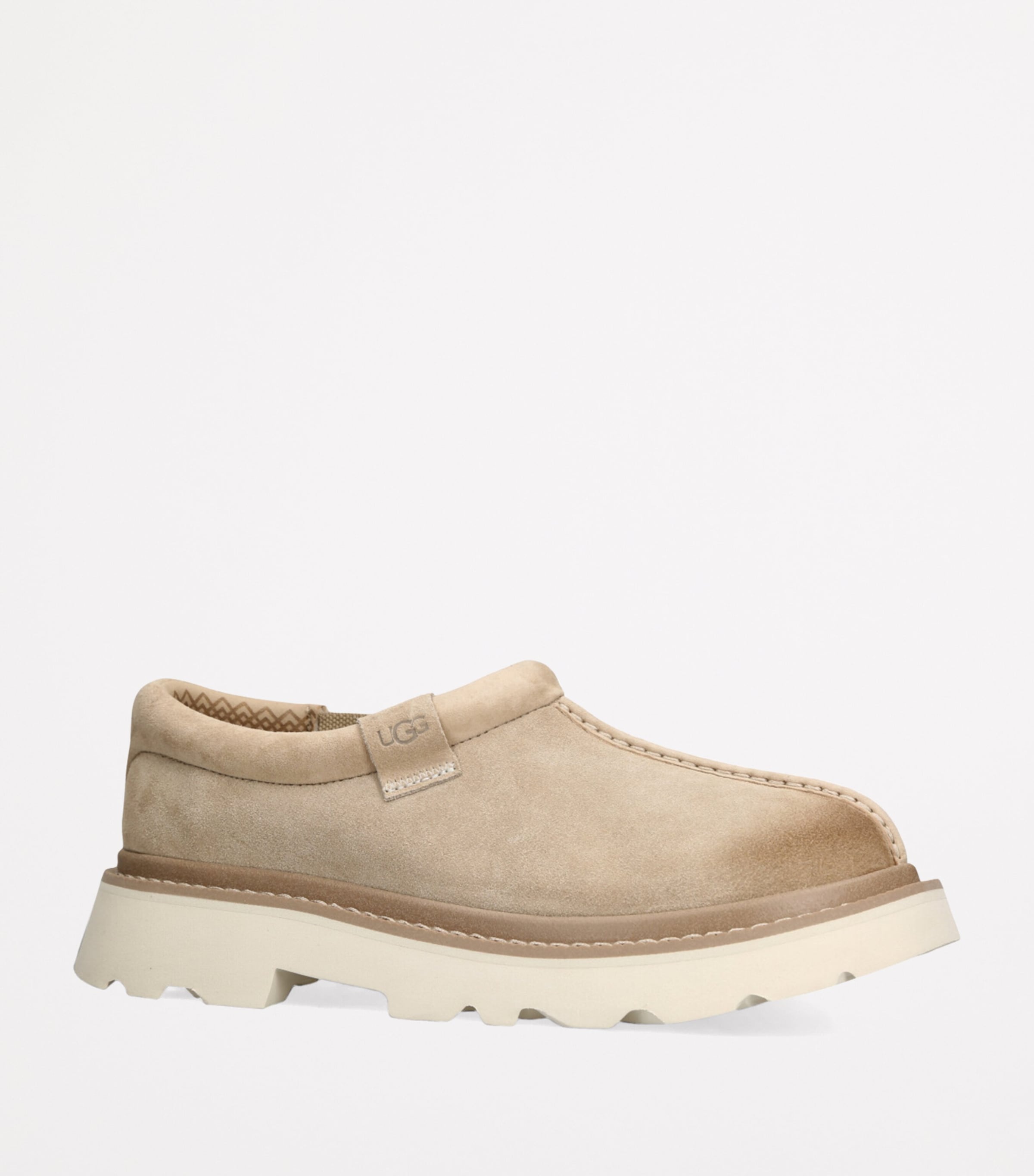 Suede Tasman Lug Slippers TAN Image 3