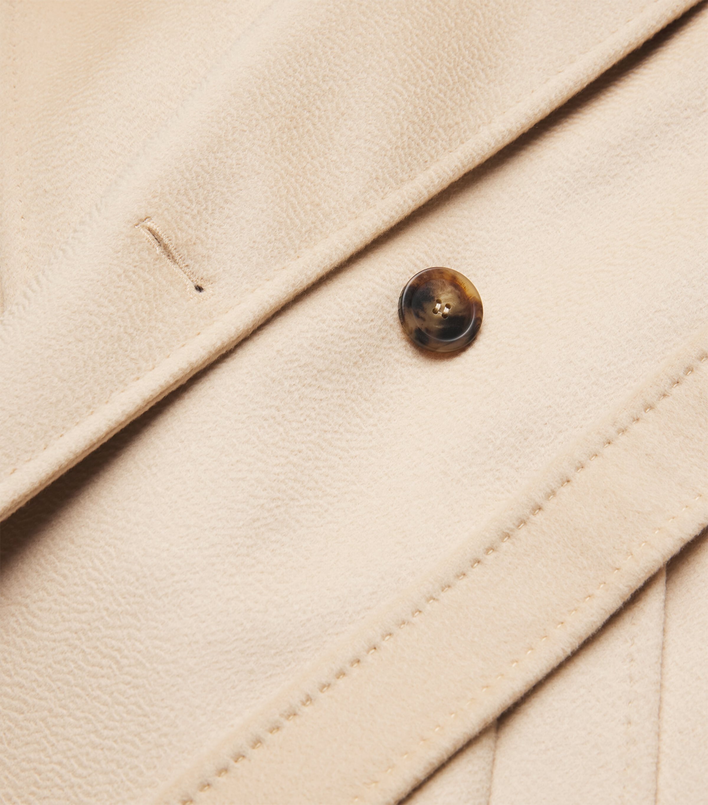 Virgin Wool Belted Coat IVORY Image 5