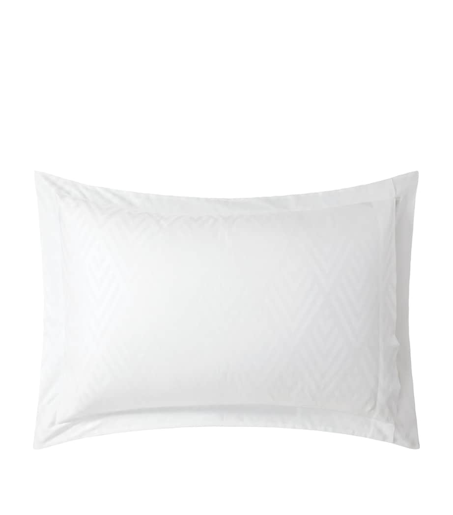 Penthouse White King Oxford Sham Pillowcase (50cm x 90cm) WHITE Image 2