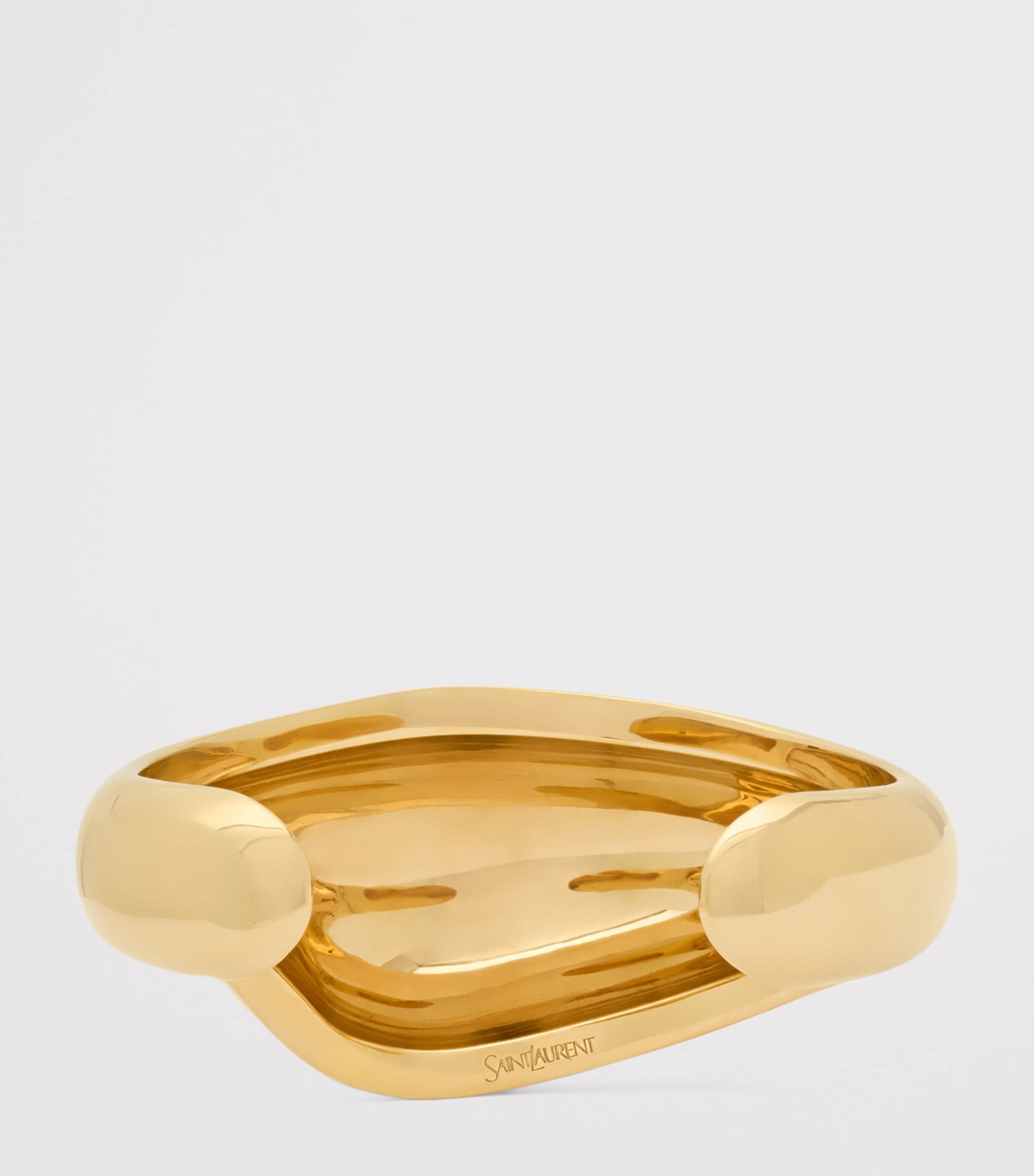 Brass Teardrop Dome Cuff 8030 Image 3