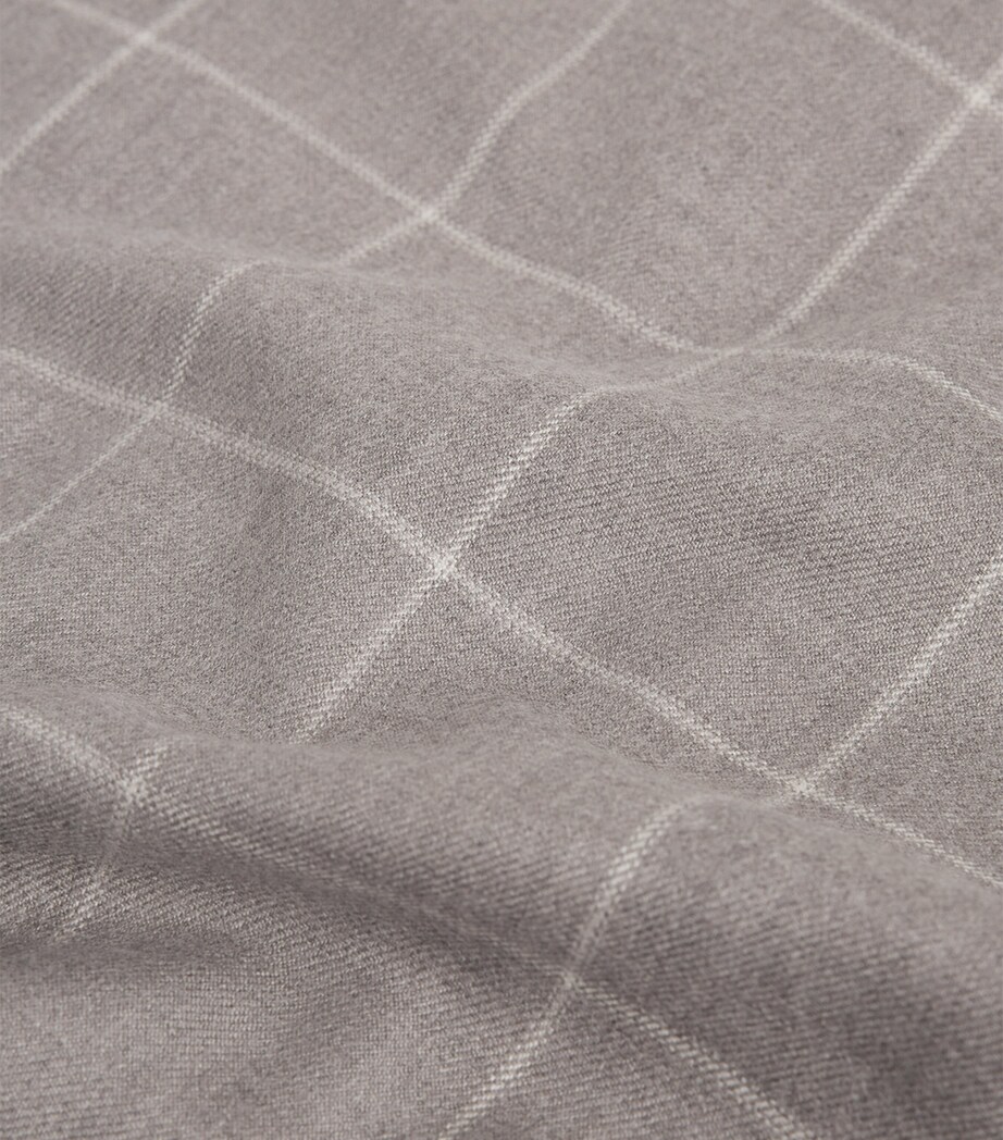 Dunhill Mens Cashmere Check Print Athluxury Jacket Image 7